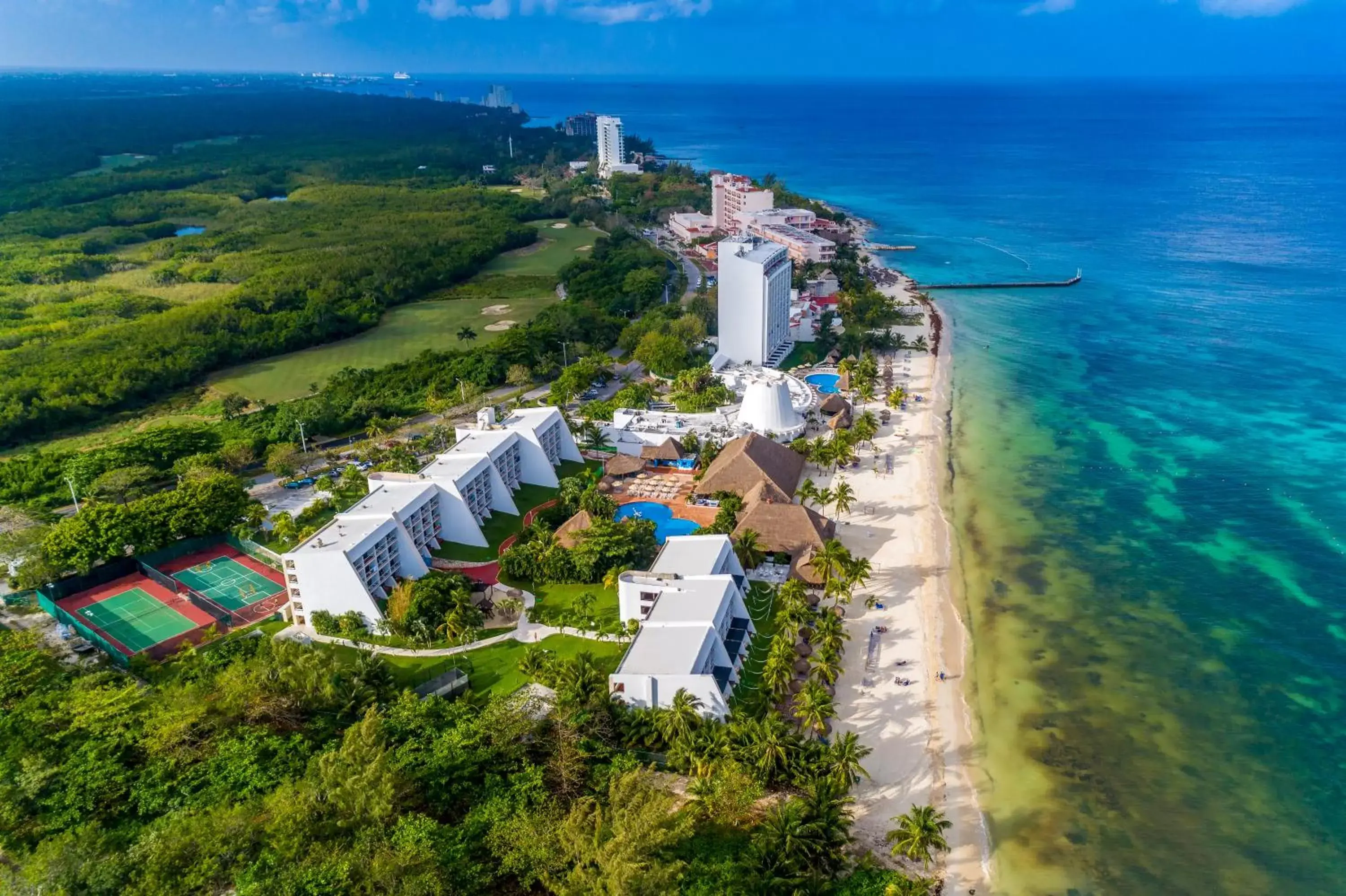 Property building, Bird's-eye View in Melia Cozumel All Inclusive
