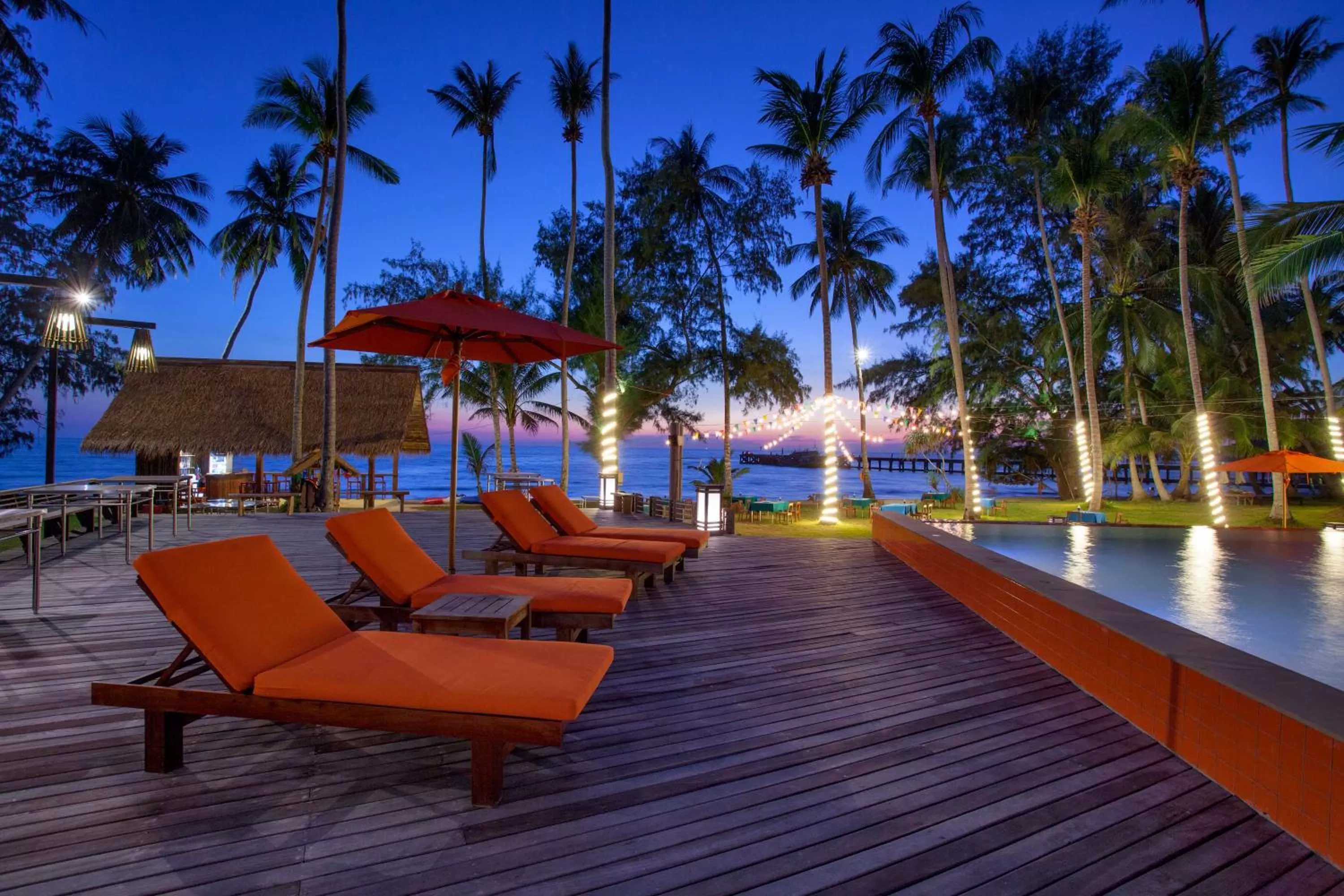Pool view in Koh Kood Paradise Beach