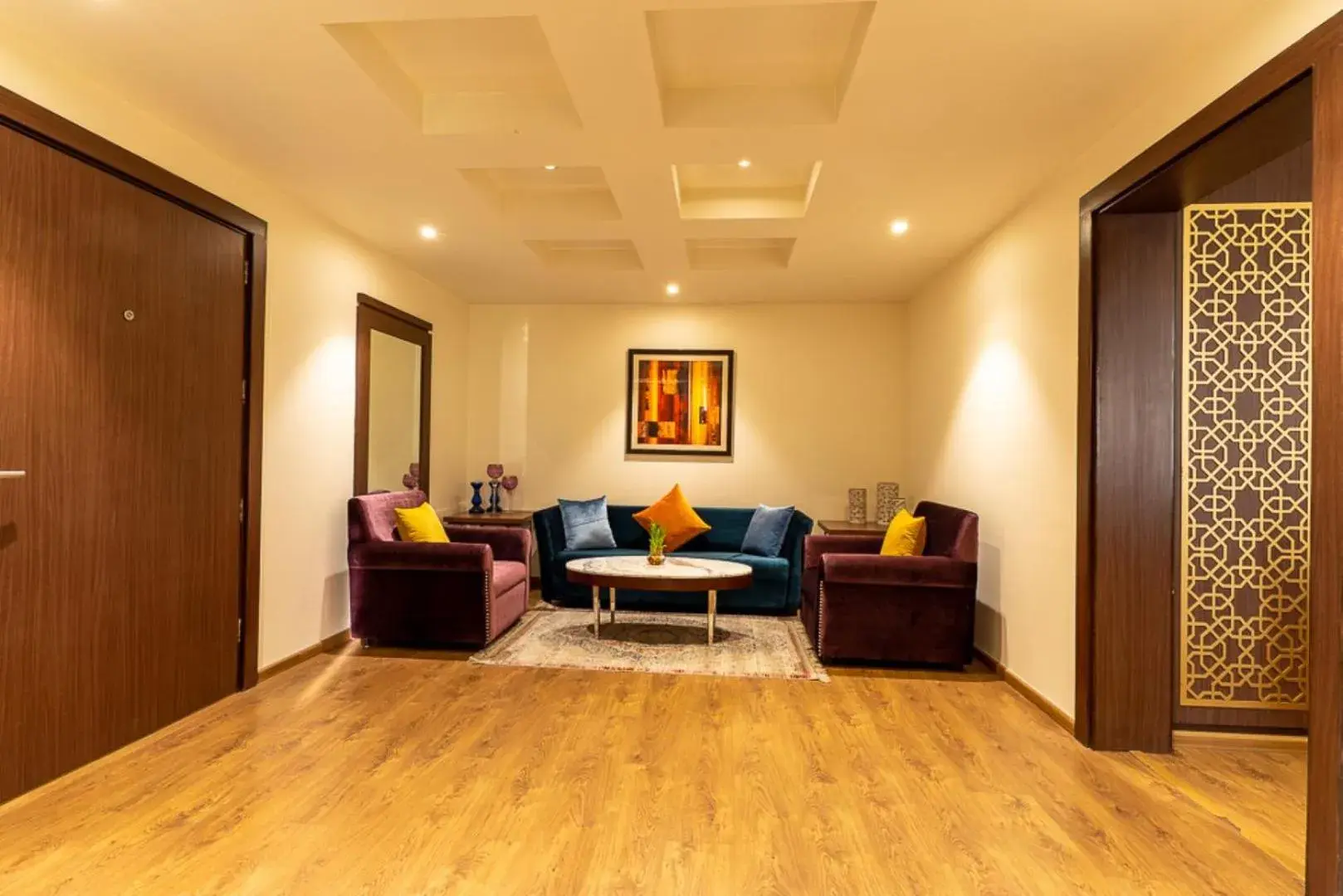 Living room, Seating Area in Indraprastha Spa Resort