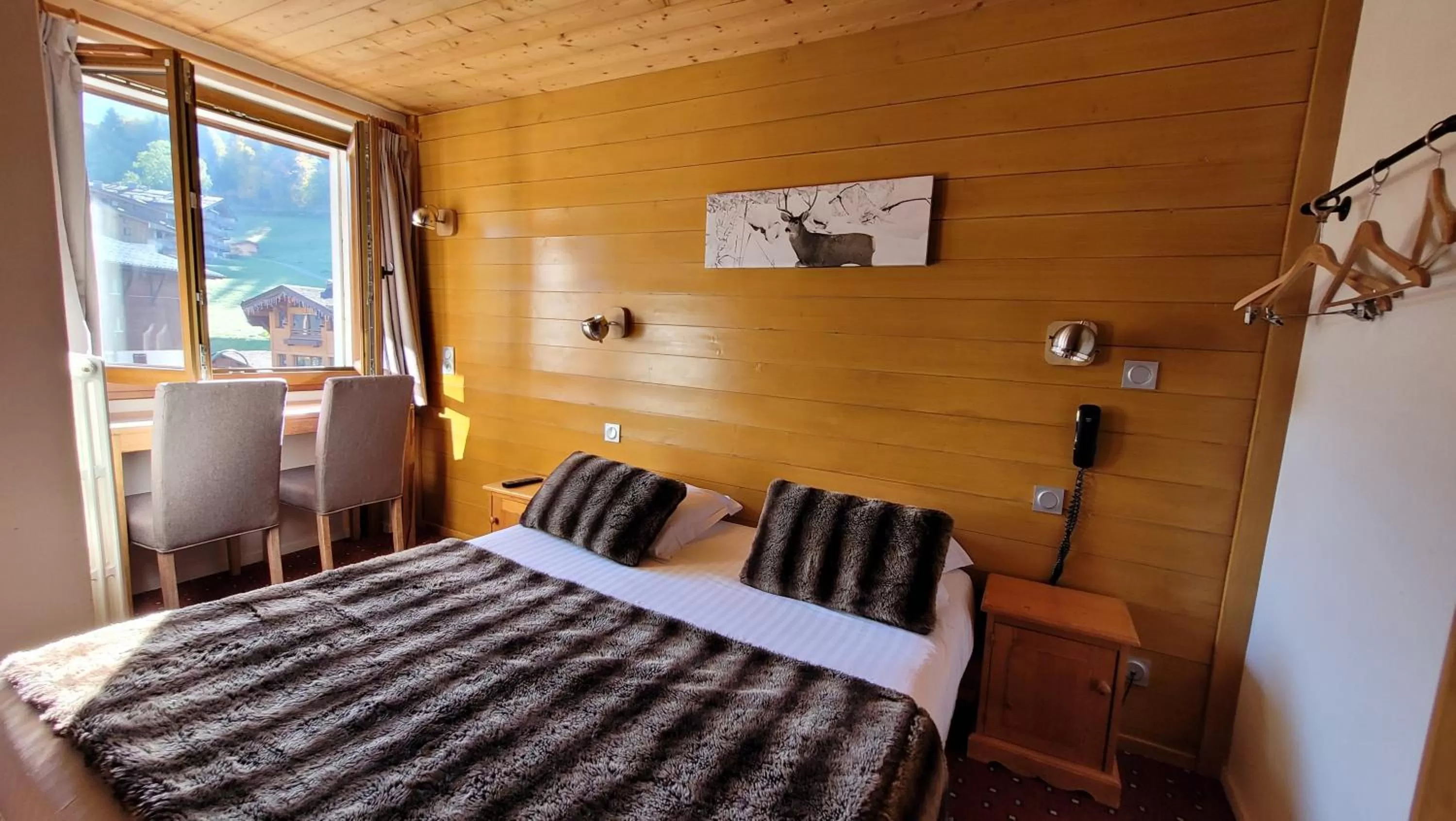 Bed in Hotel Christiania