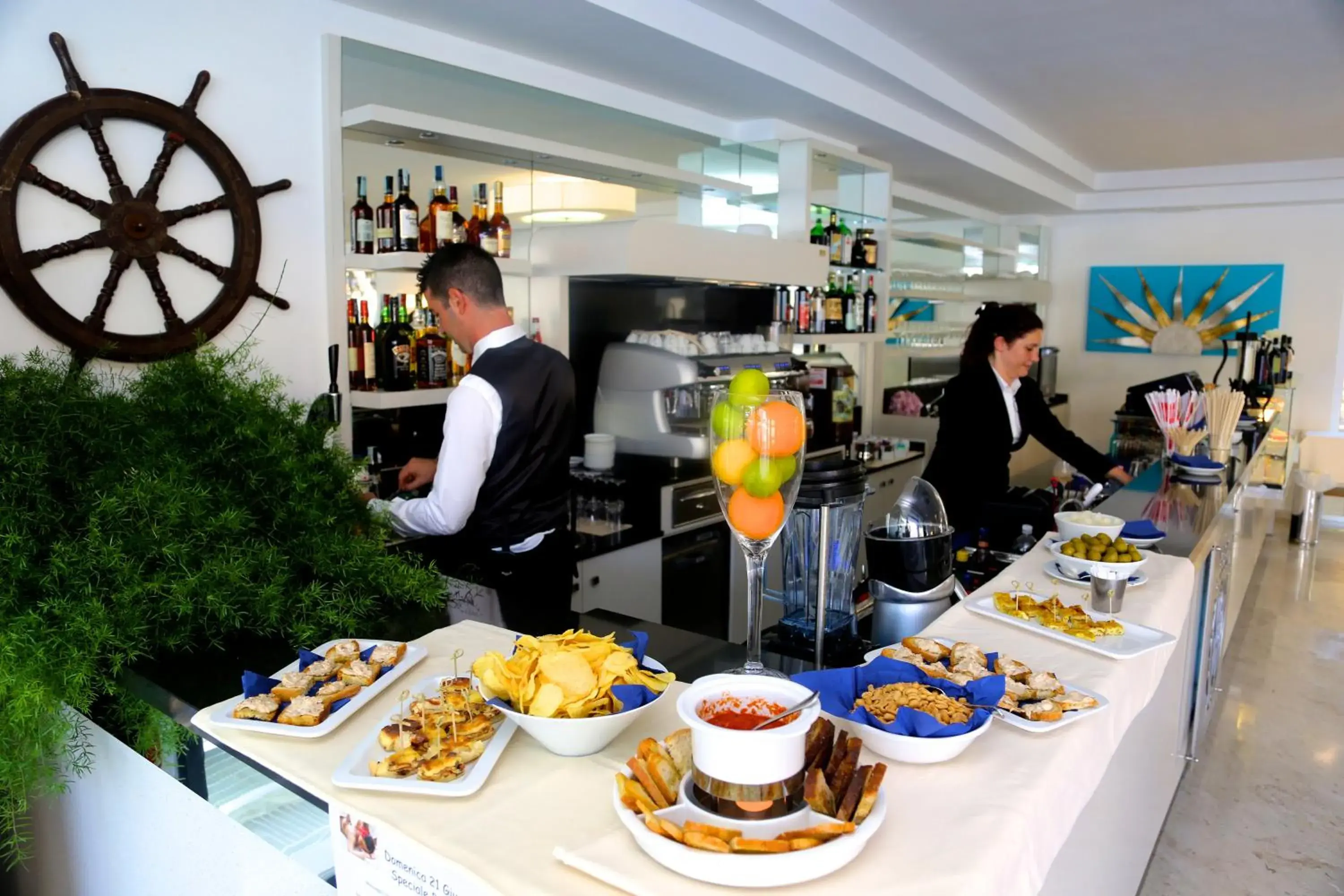 Lounge or bar in Hotel Terme Marine Leopoldo Ii