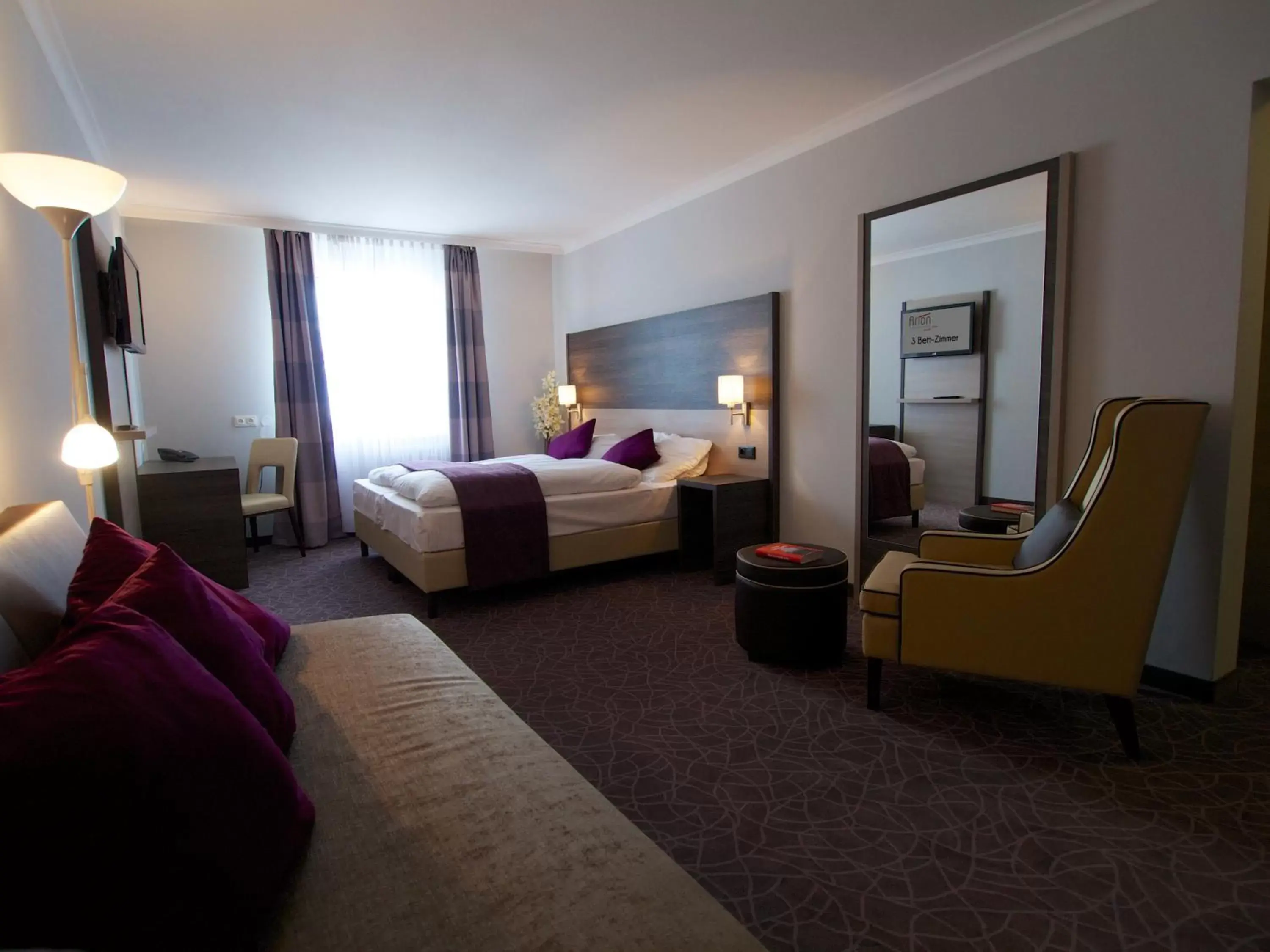 Bed in Arion Cityhotel Vienna und Appartements