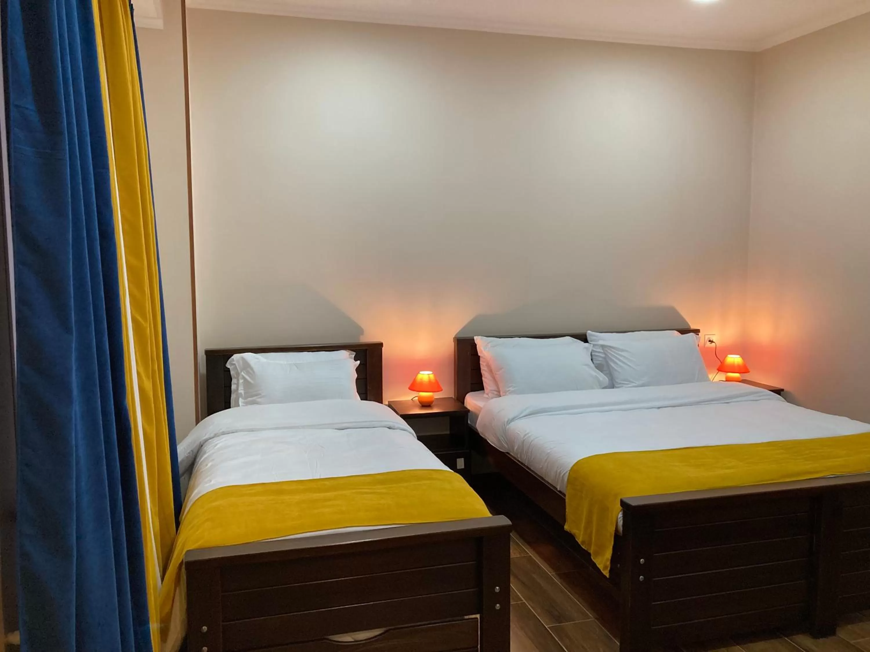 Bed in Borjomi Yellow Hotel