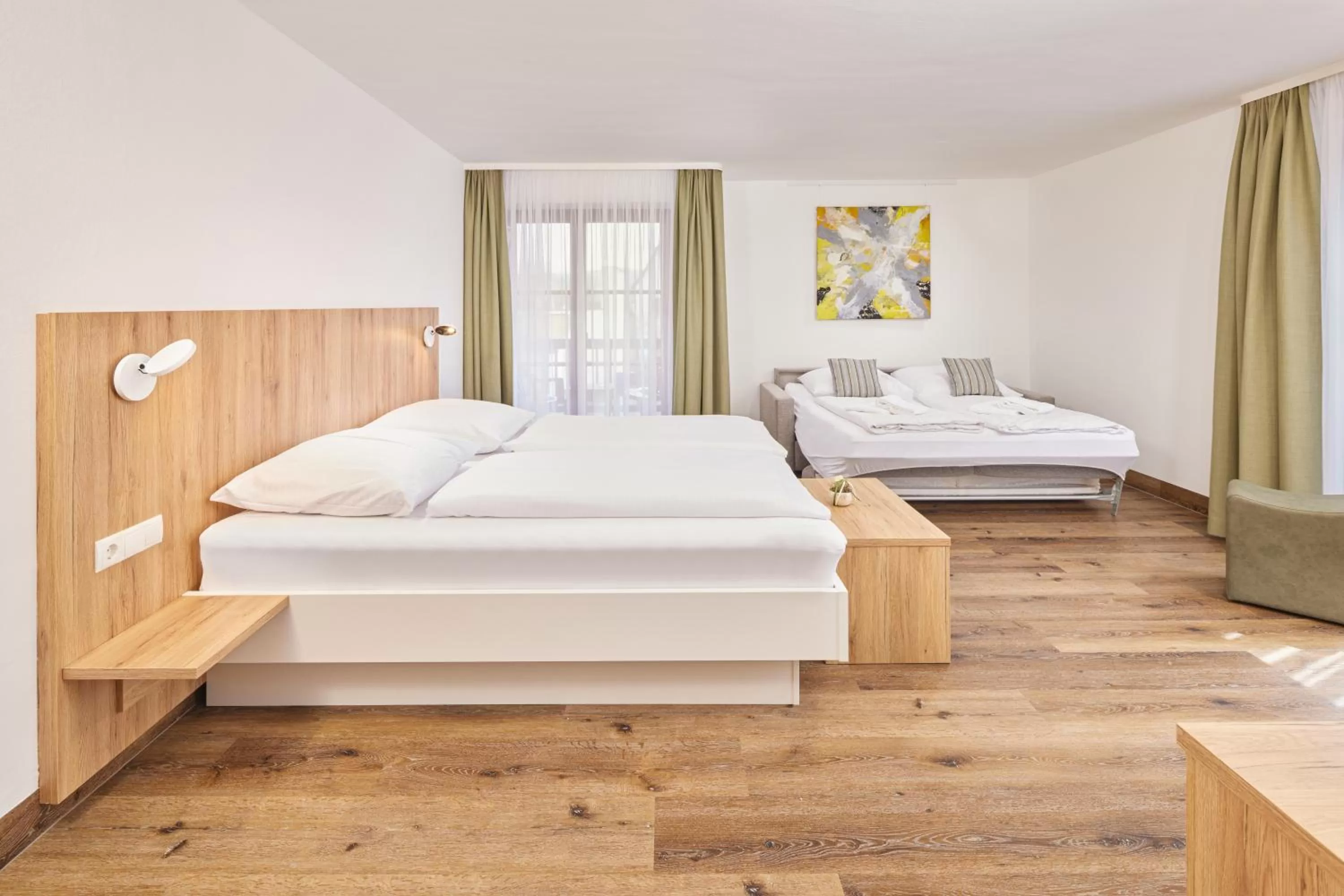 Bedroom, Bed in Hotel Garni Gästehaus am Mühlbach