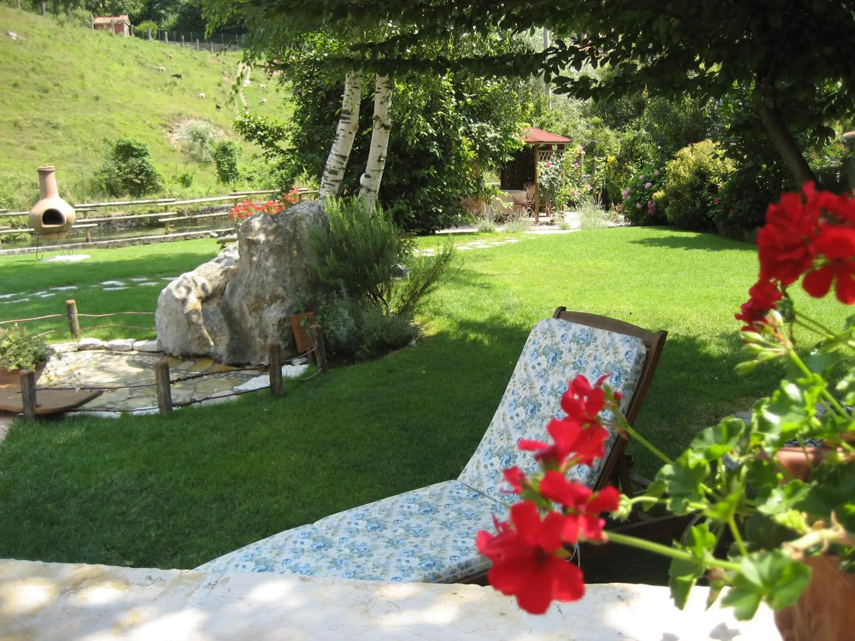 Garden in Hotel Calvi