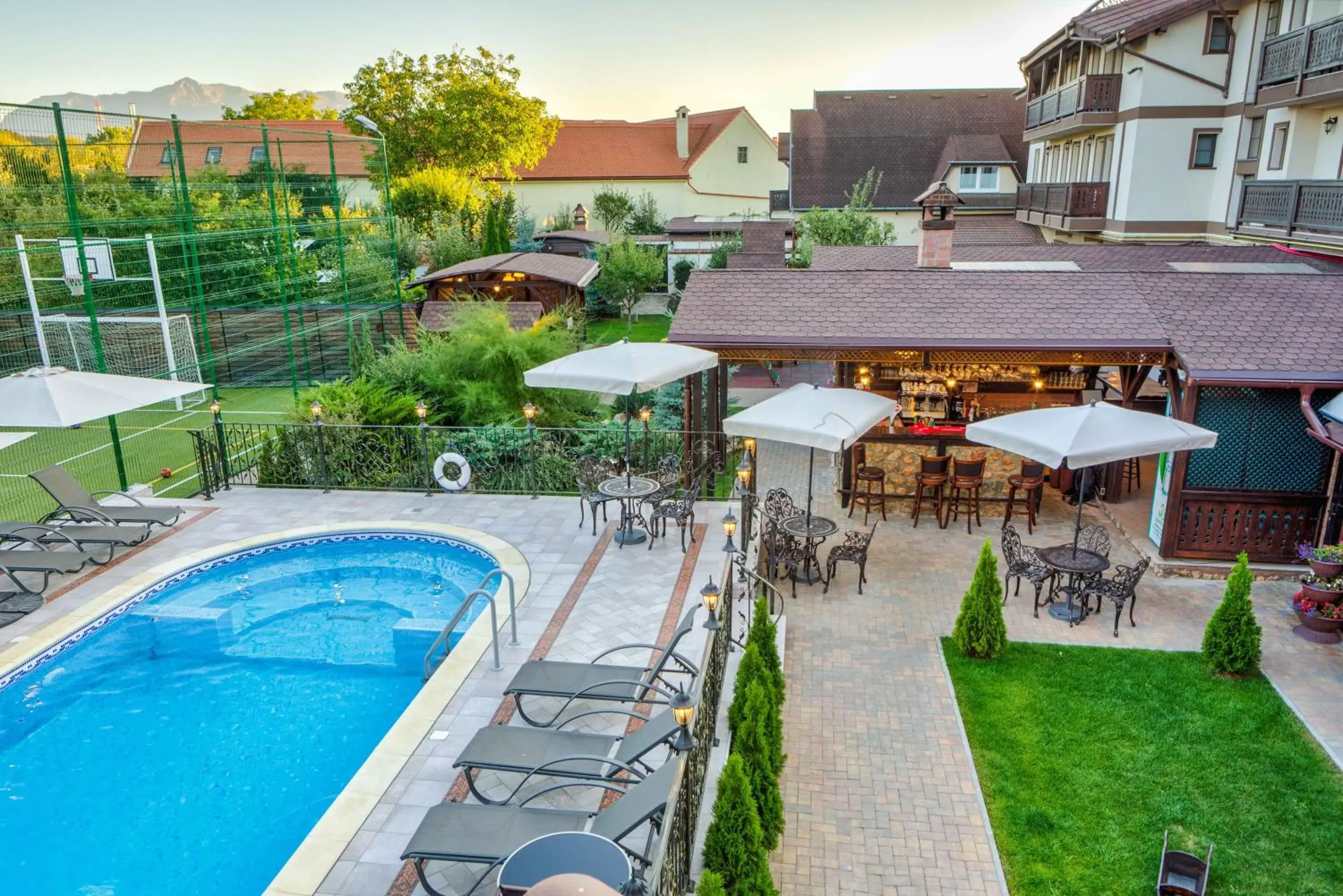 Patio, Pool View in Conacul Ambient