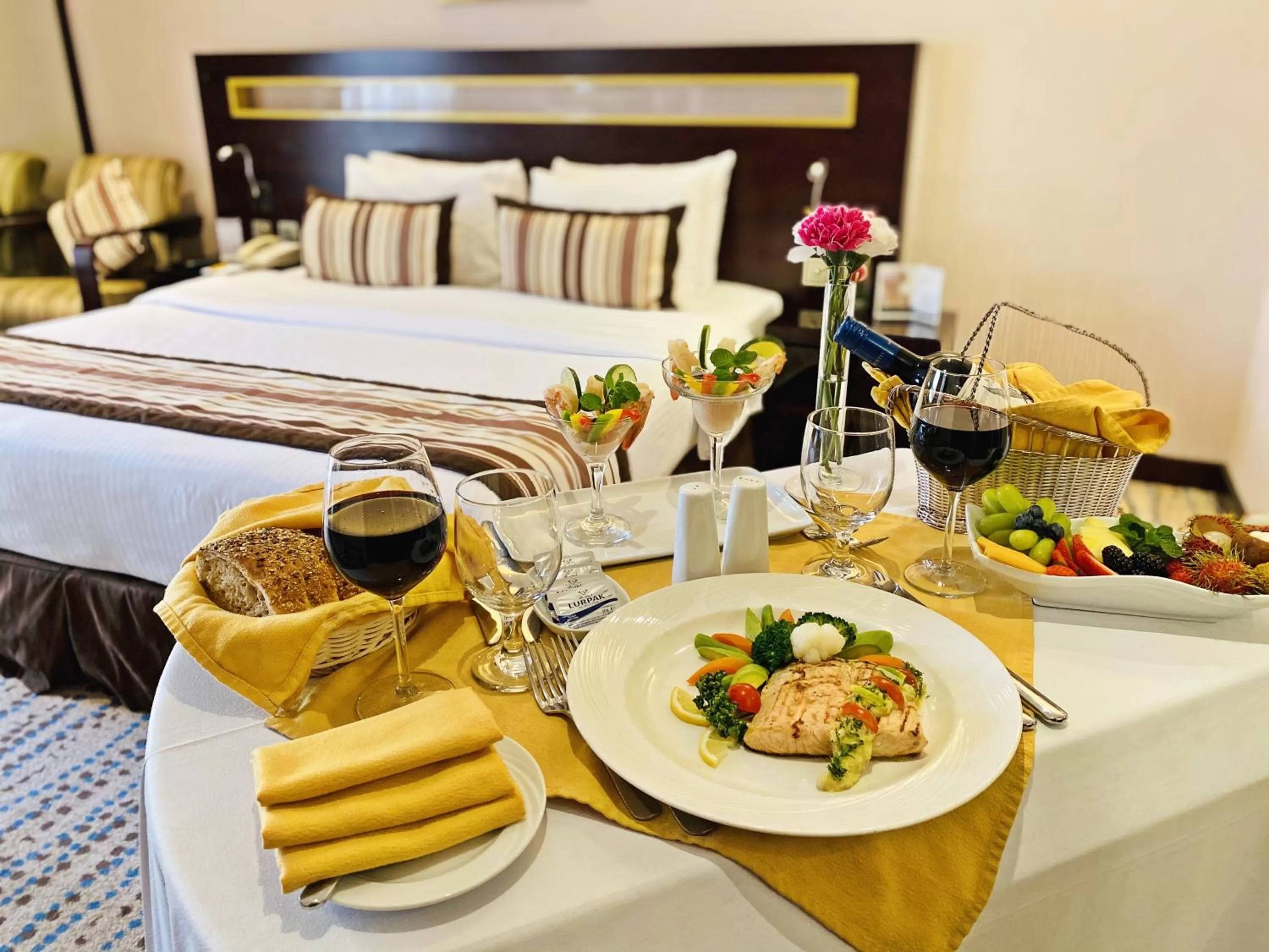 Bed in Golden Tulip Bahrain