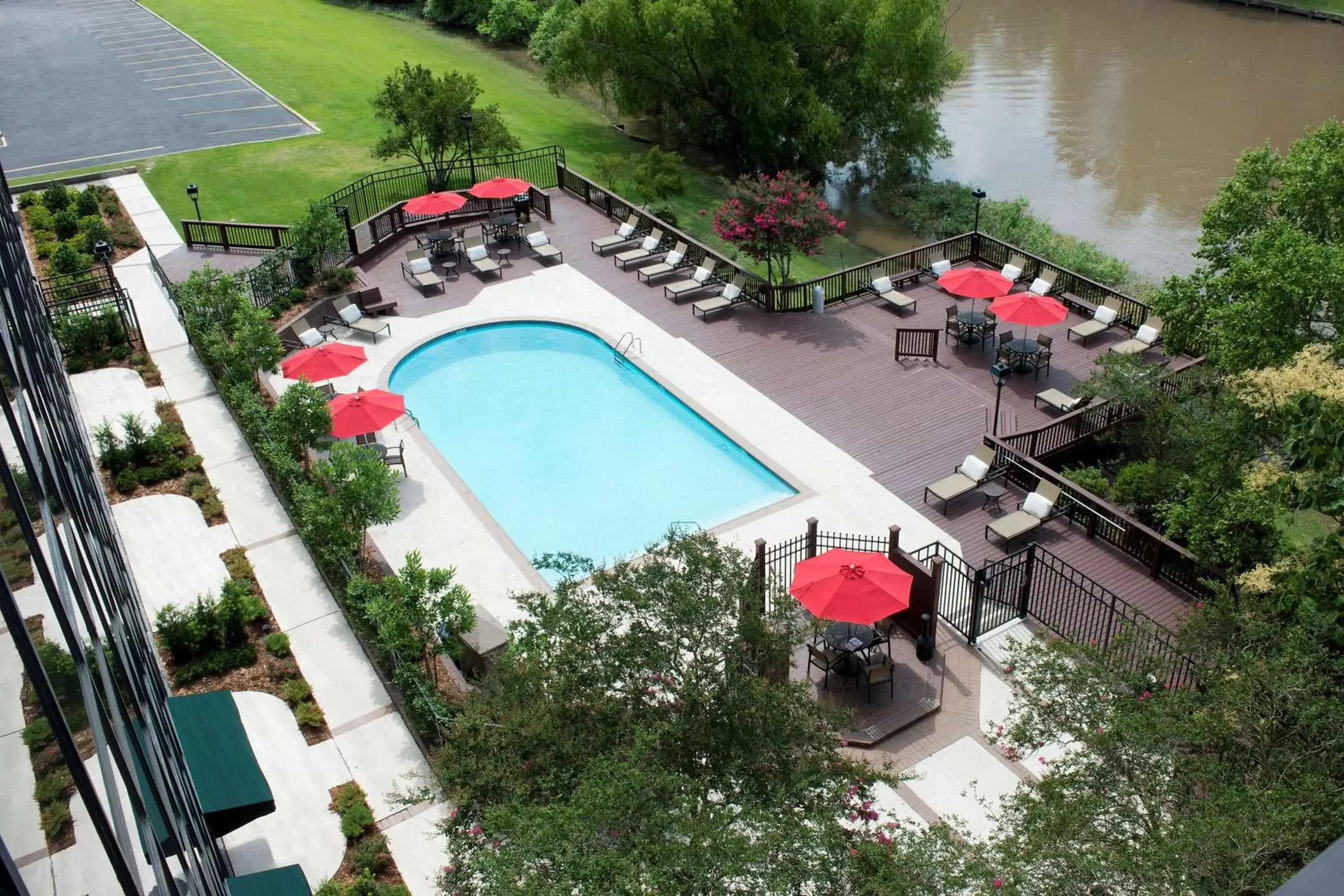 Pool View in DoubleTree by Hilton Lafayette