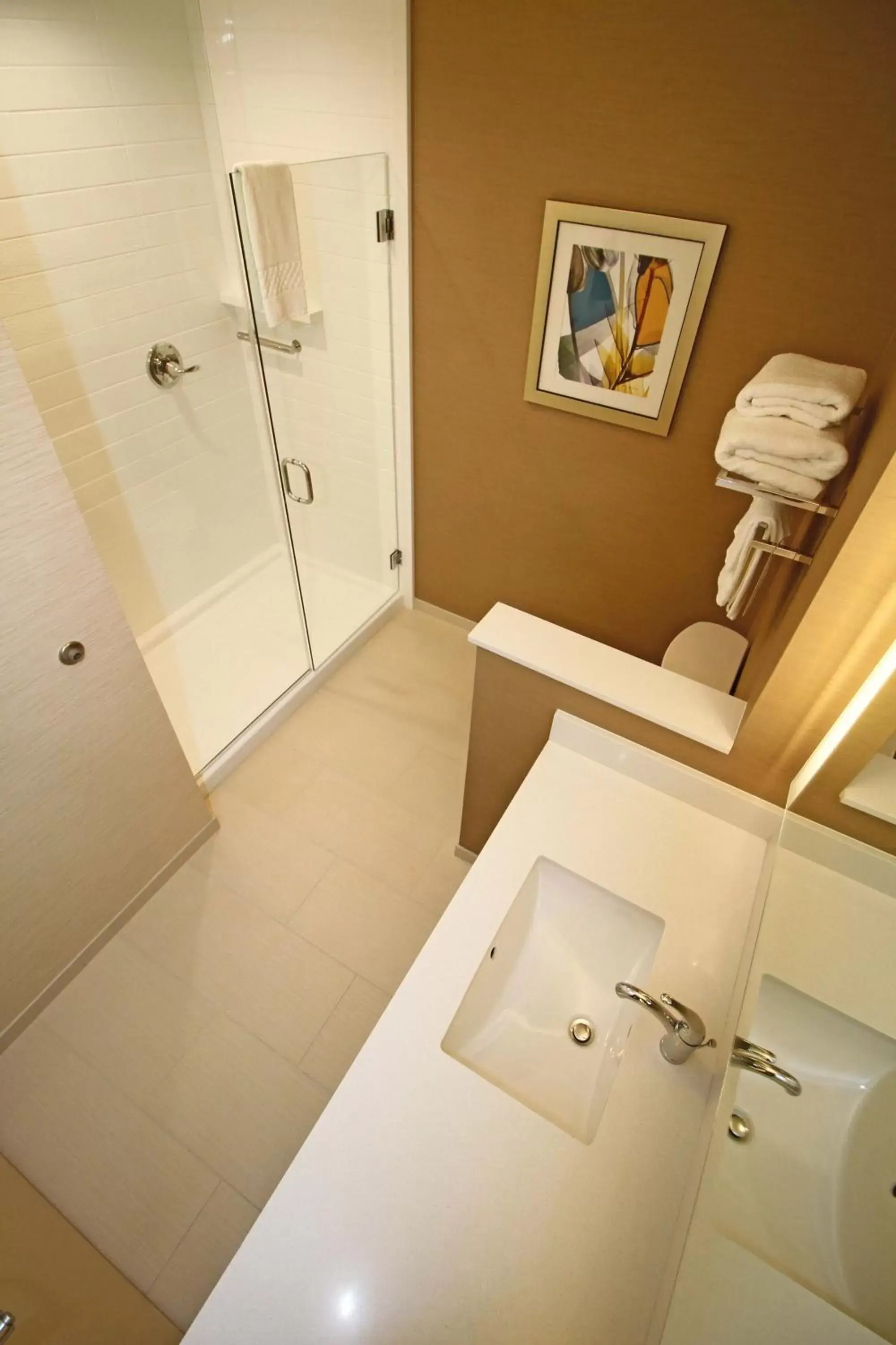 Shower, Bathroom in Fairfield Inn & Suites by Marriott London