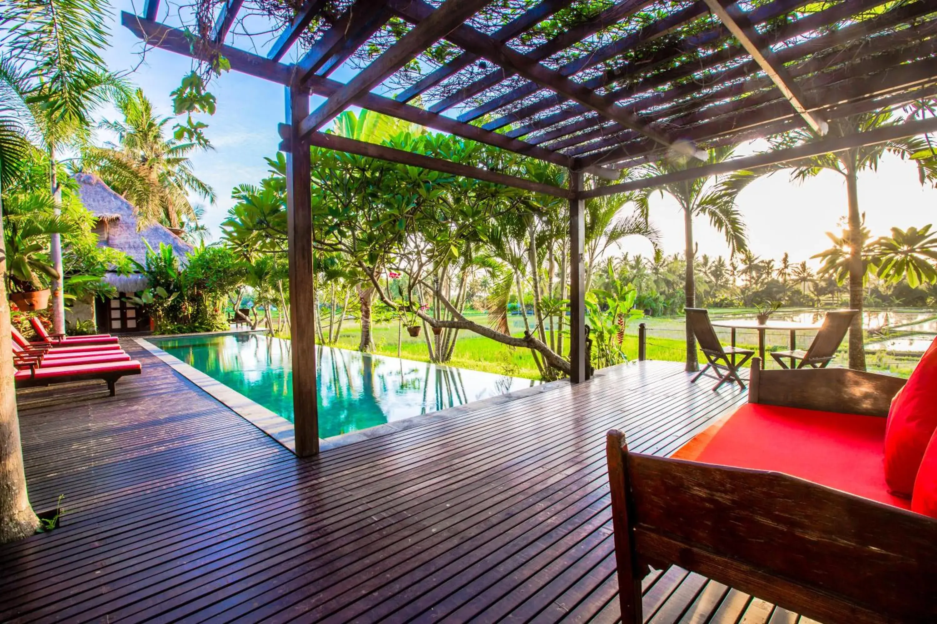 Patio, Swimming Pool in Bali Harmony Villa