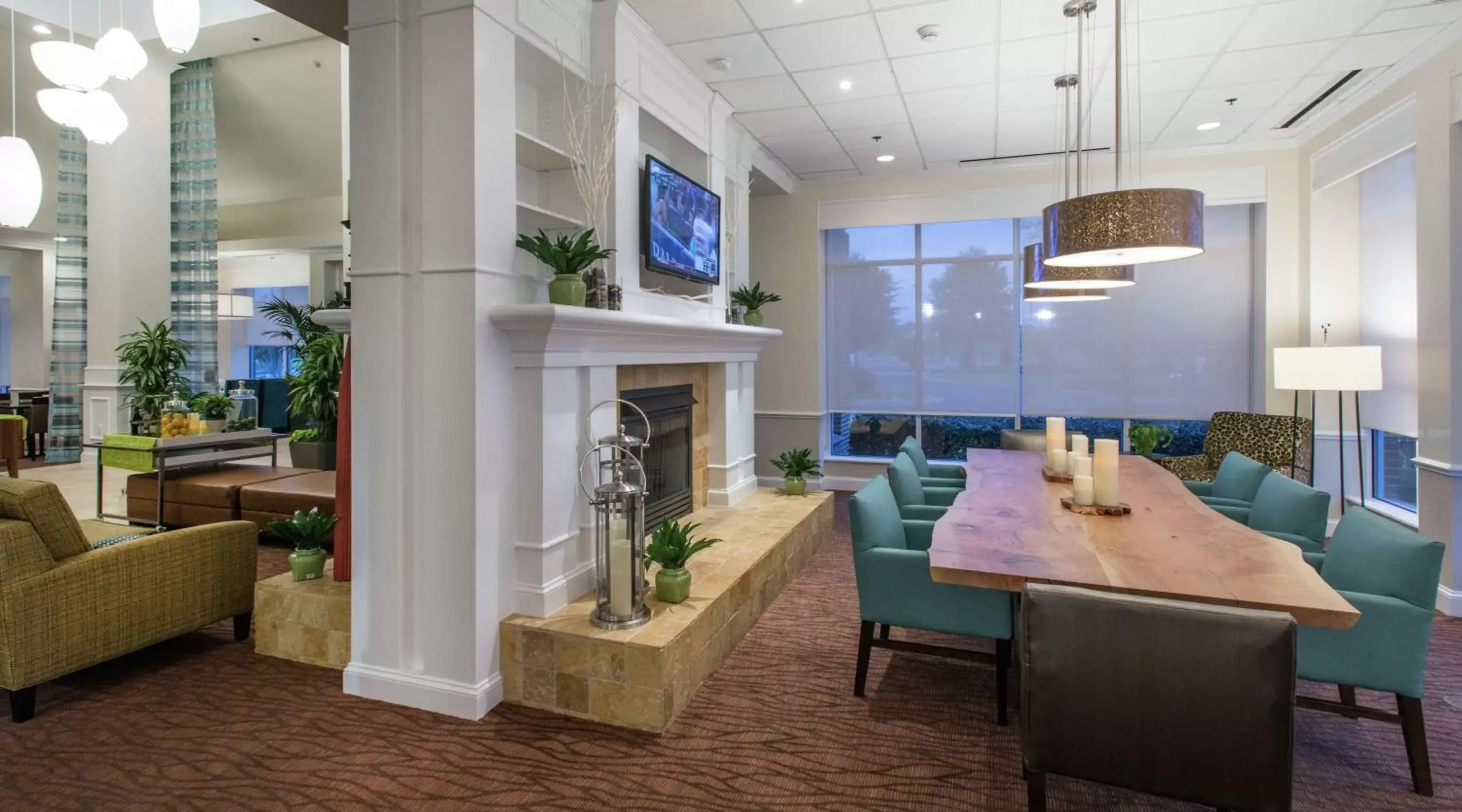 Lobby or reception in Hilton Garden Inn Macon/Mercer University