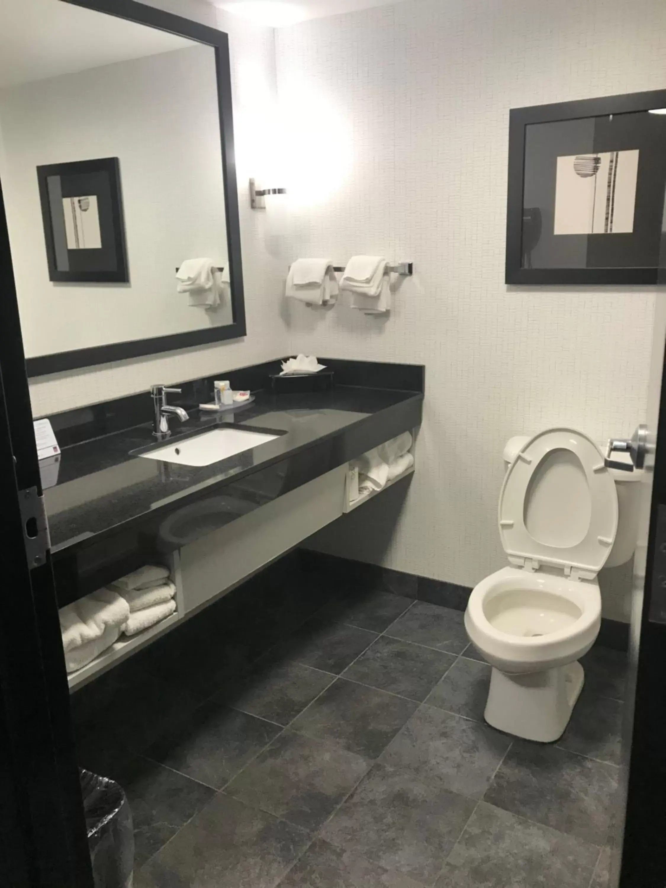 Bathroom in Comfort Suites Williamsburg Historic Area