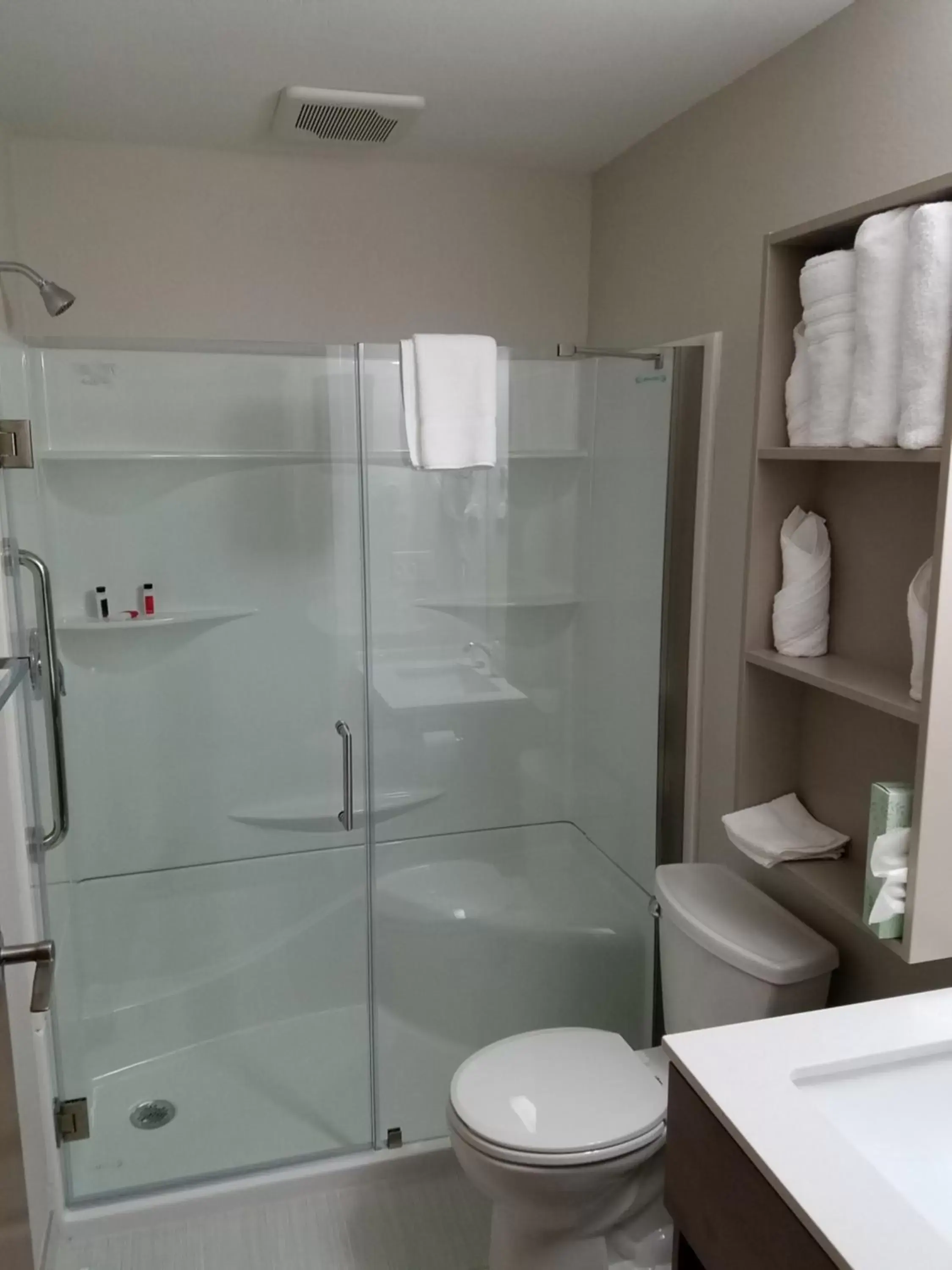 Bathroom in Microtel Inn & Suites by Wyndham Niagara Falls
