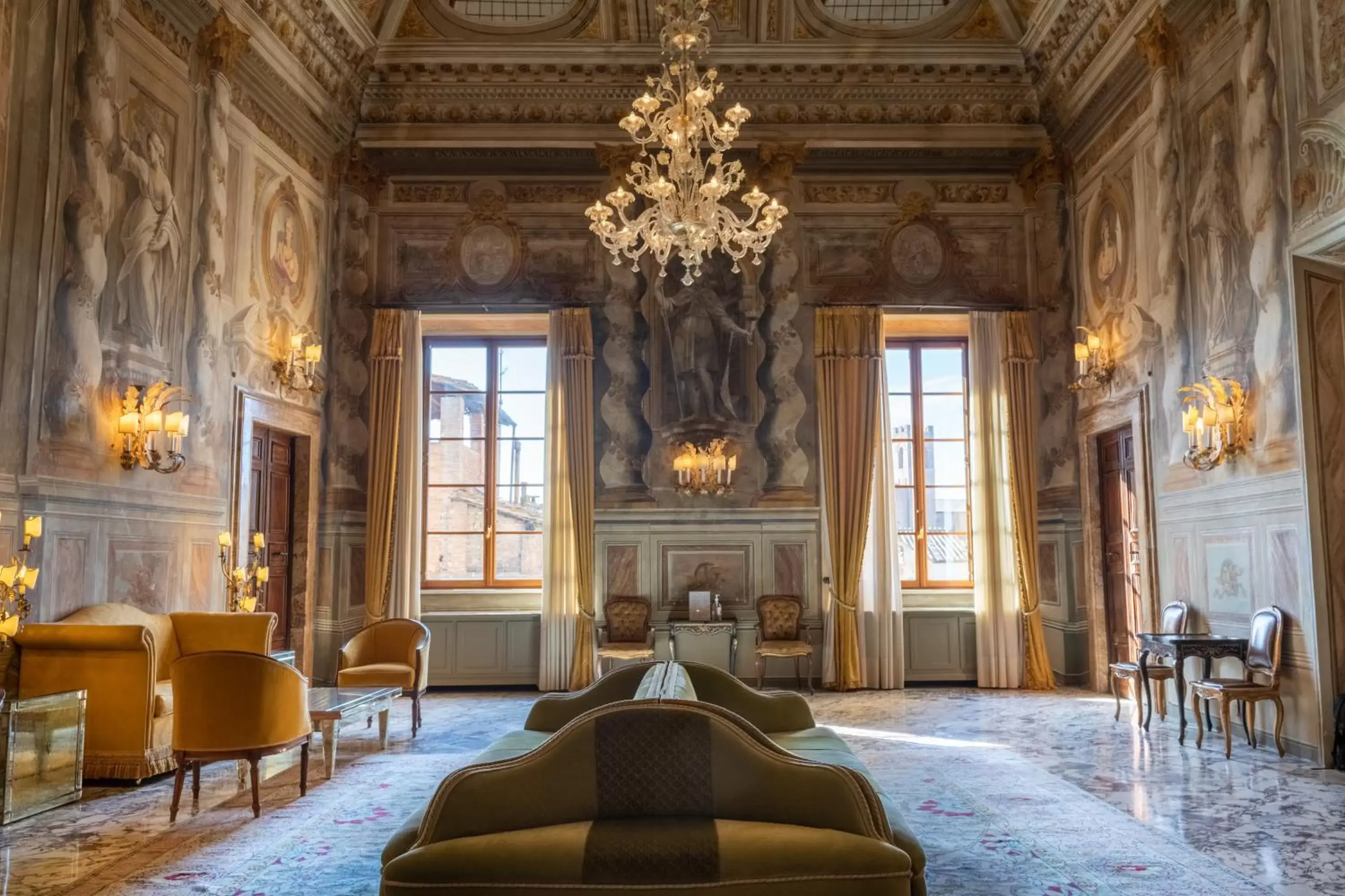 Meeting/conference room, Seating Area in Grand Hotel Continental Siena - Starhotels Collezione