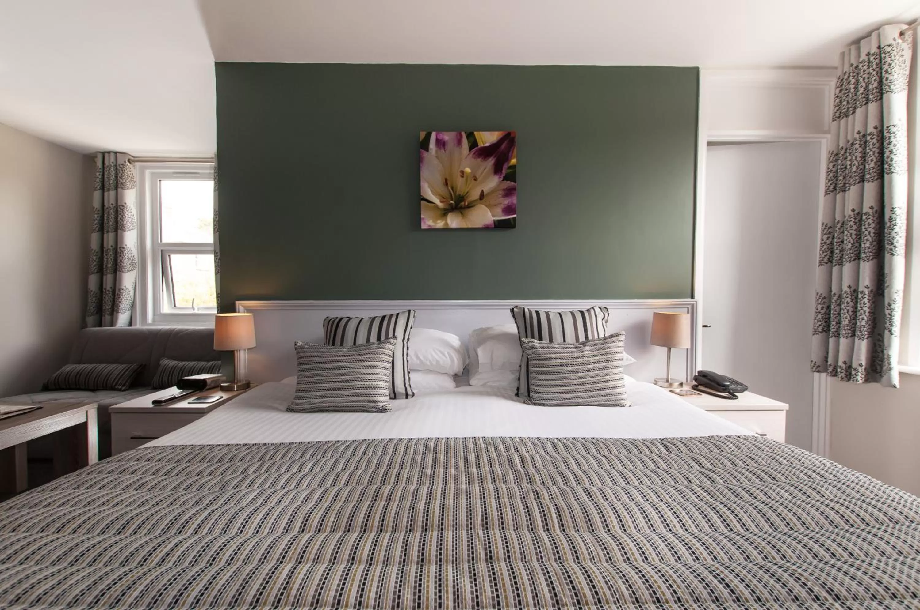 Bed in Eype's Mouth Country Hotel