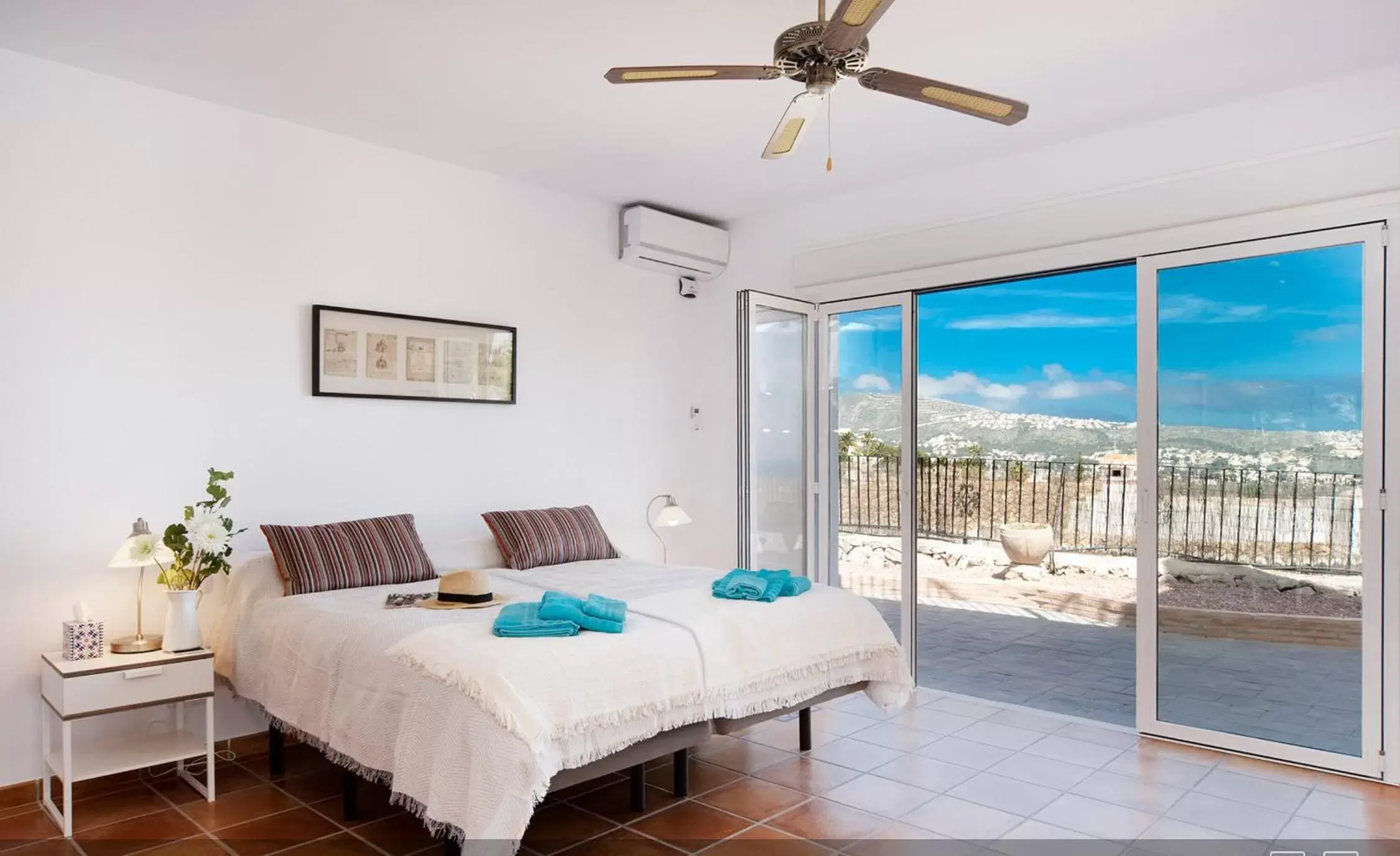 Balcony/Terrace in Villa Beniarres Guest House B&B in Moraira