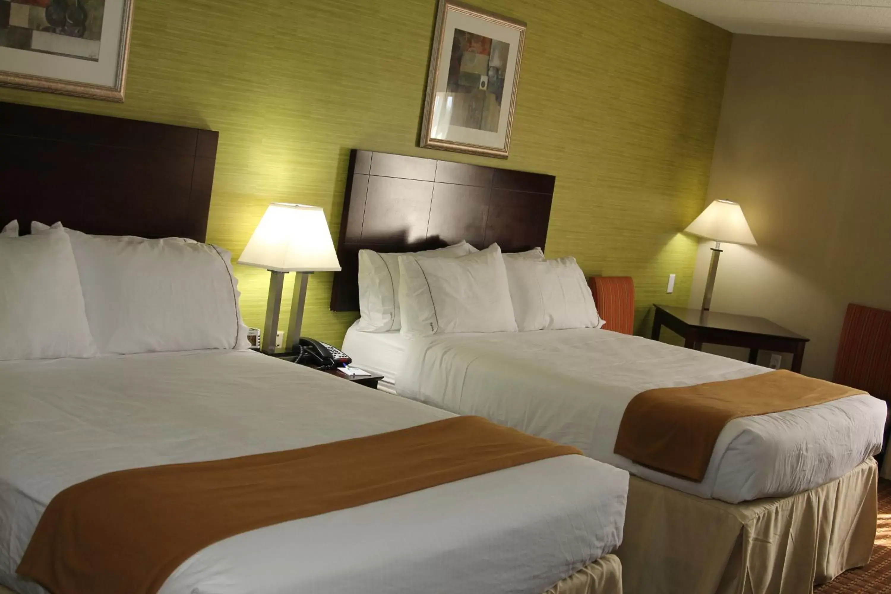Bed in Holiday Inn Express Hotel & Suites Indianapolis W - Airport Area, an IHG Hotel
