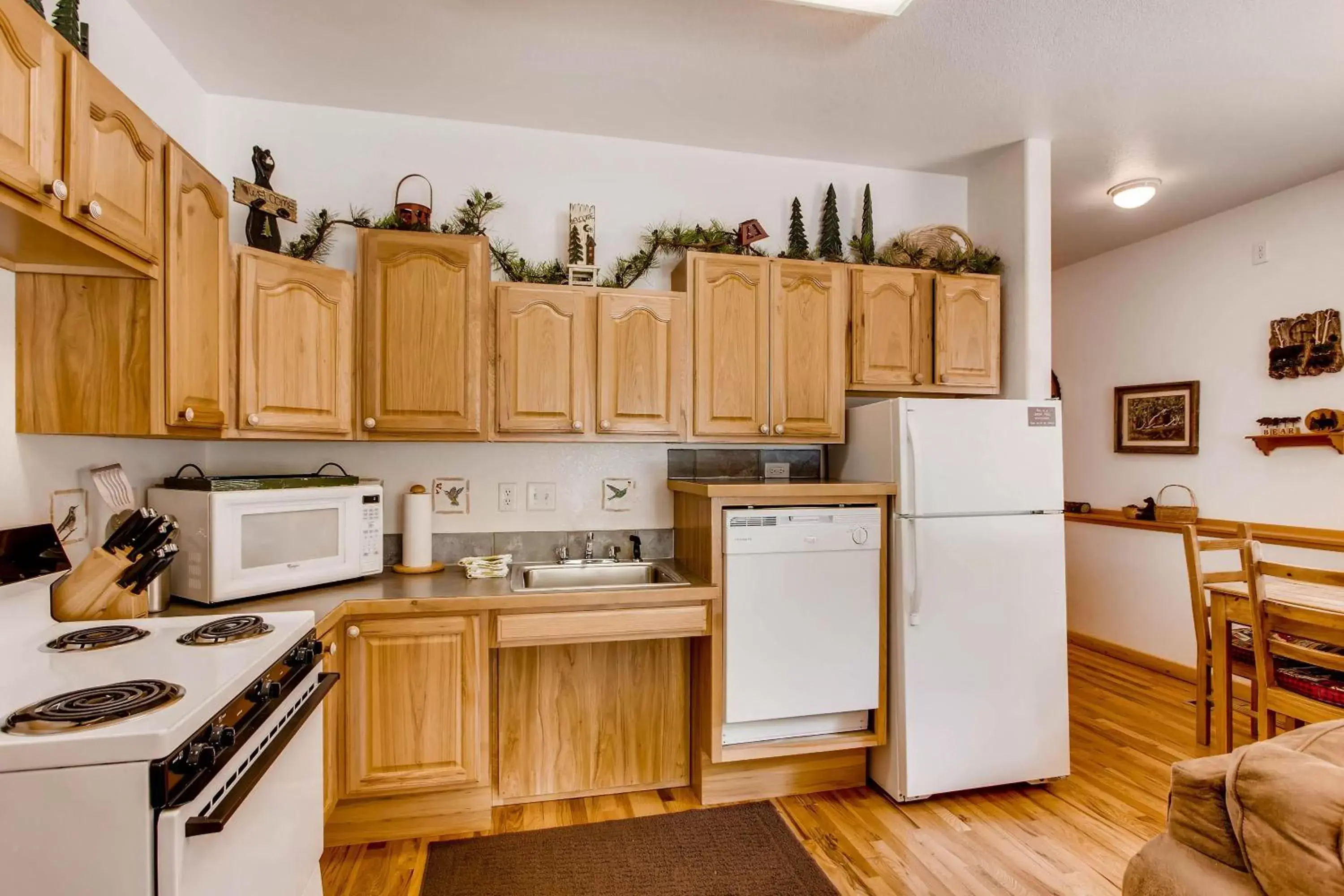 Kitchen/Kitchenette in Estes Park Condos