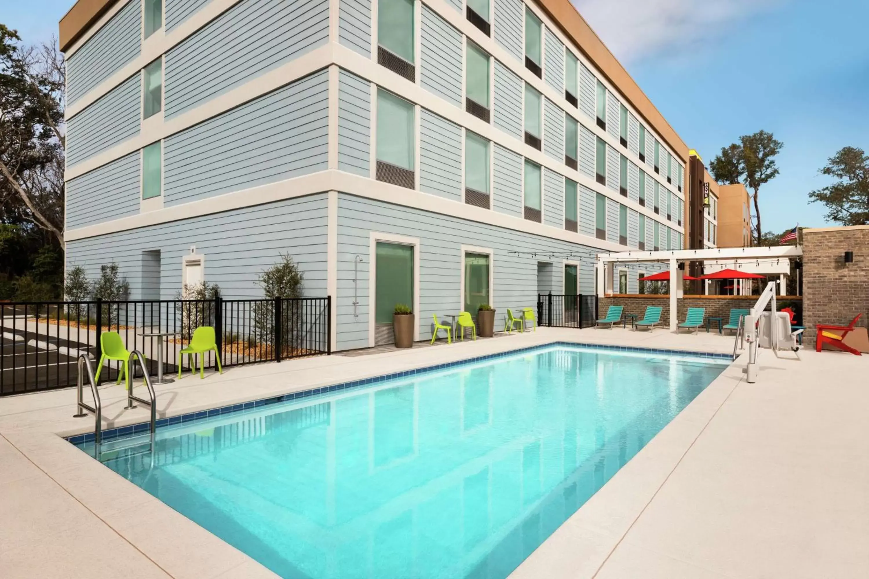 Pool view, Swimming Pool in Home2 Suites By Hilton Fernandina Beach on Amelia Island, FL