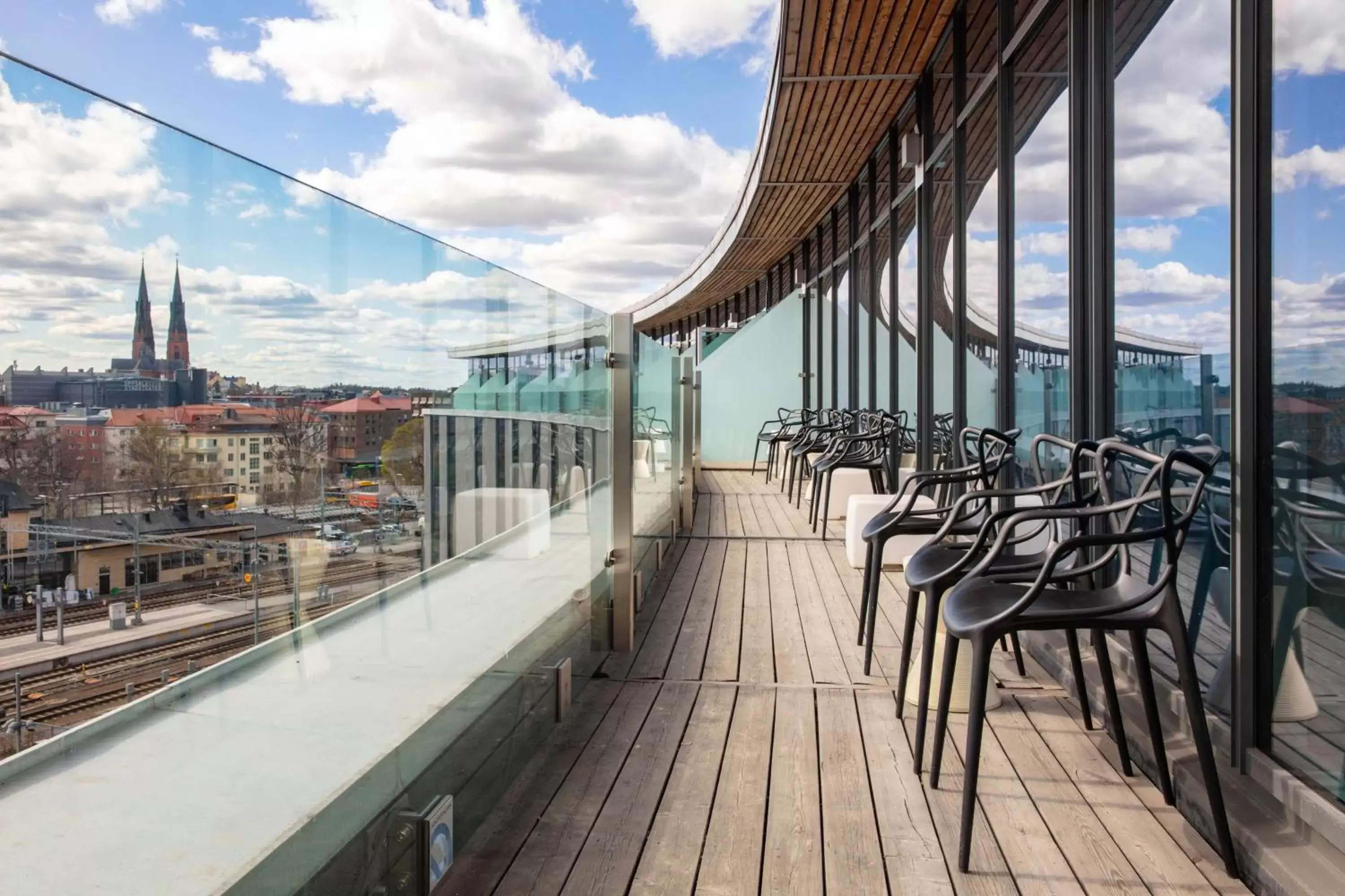 Balcony/Terrace in Radisson Blu Hotel Uppsala