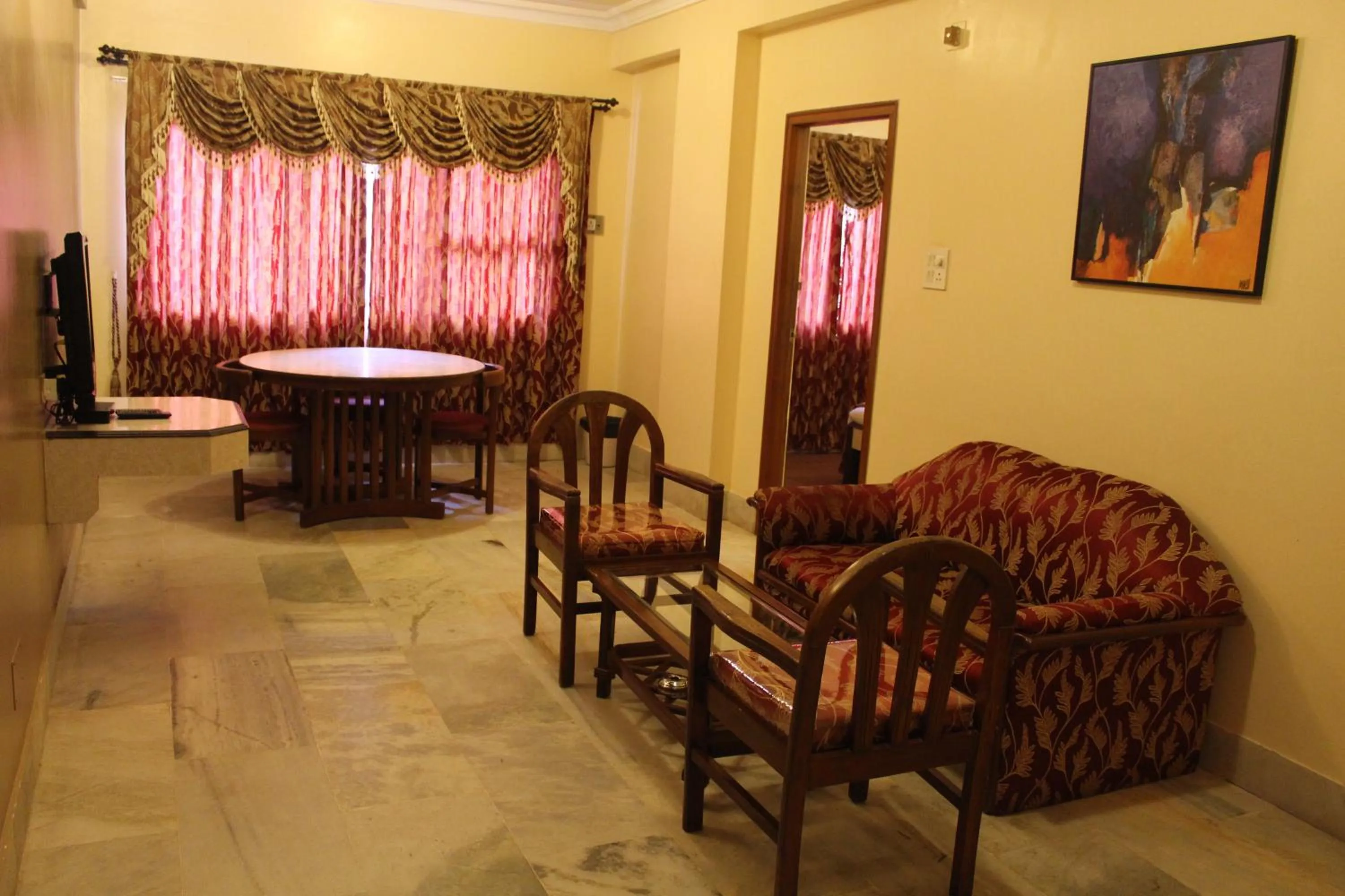 Living room in Hotel Mangalore International