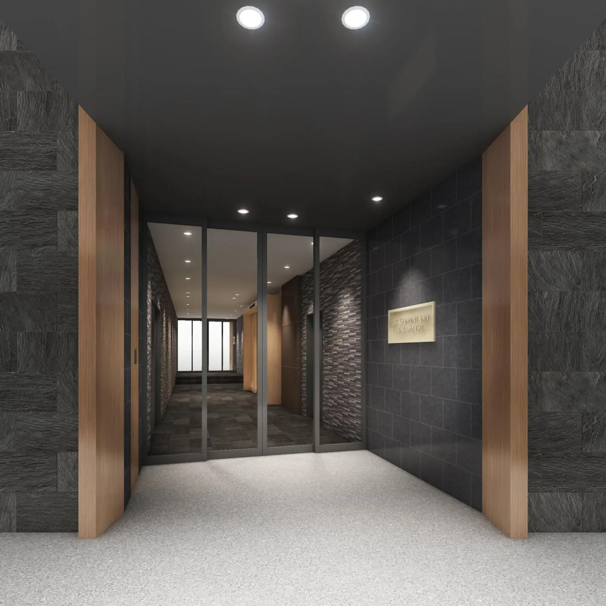 Facade/entrance in JR Clement Inn Takamatsu Facade/entrance in JR Clement Inn Takamatsu