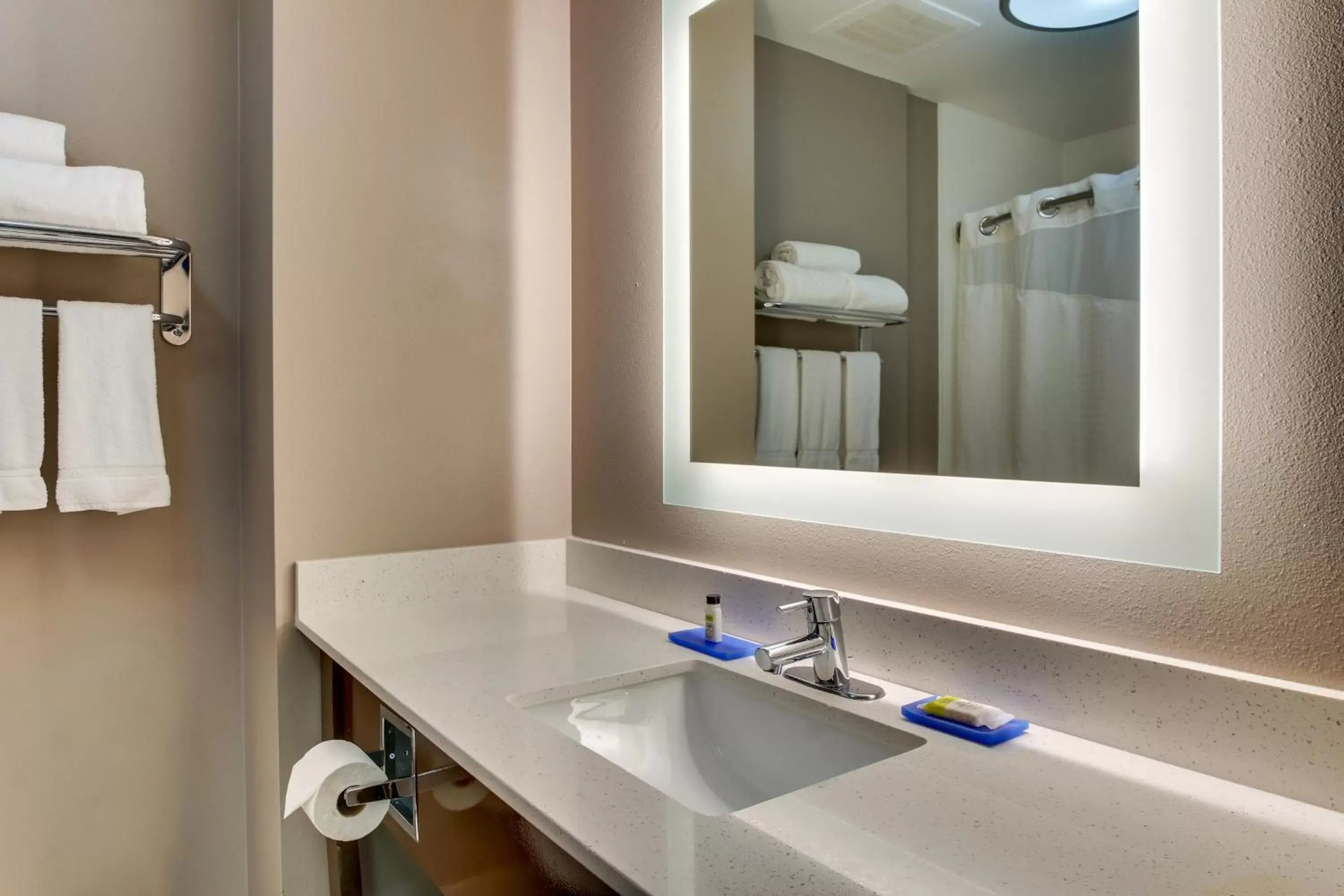 Bathroom in Holiday Inn Express Hotel & Suites Columbus-Fort Benning, an IHG Hotel