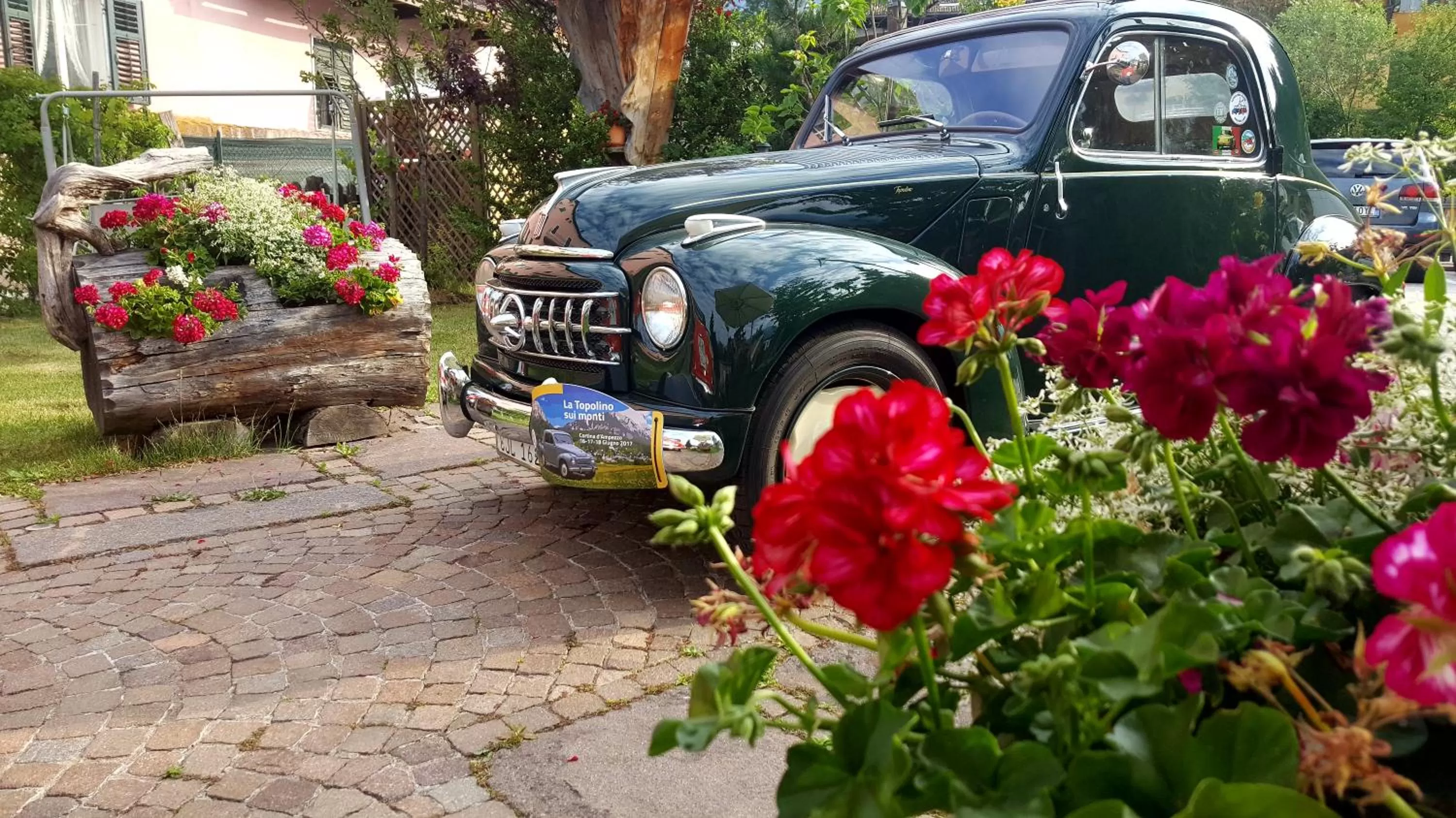 Decorative detail in Historic Hotel Ristorante La Stua