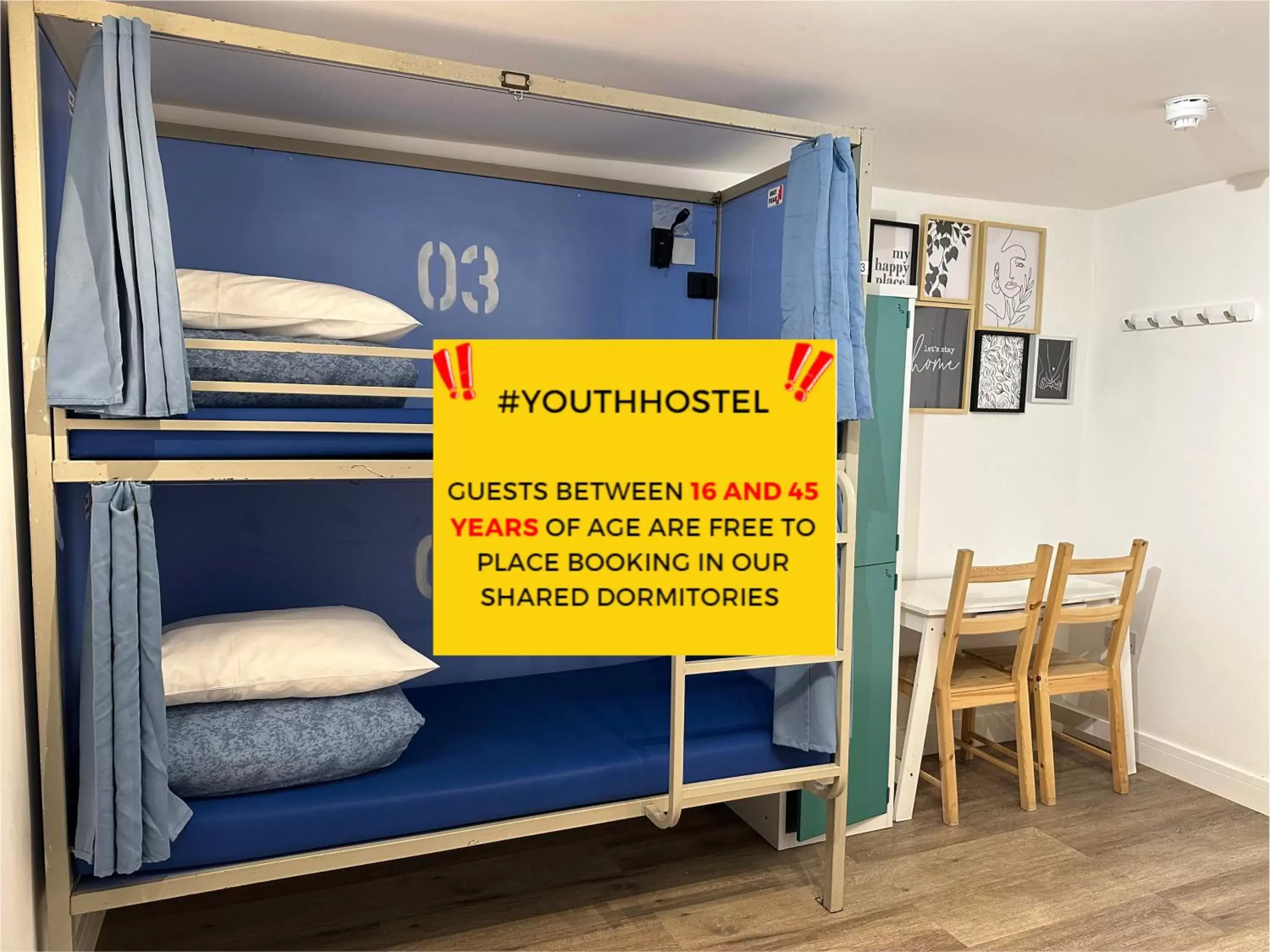Bed in 4-Bed Mixed Dormitory Room in Smart Camden Inn Hostel