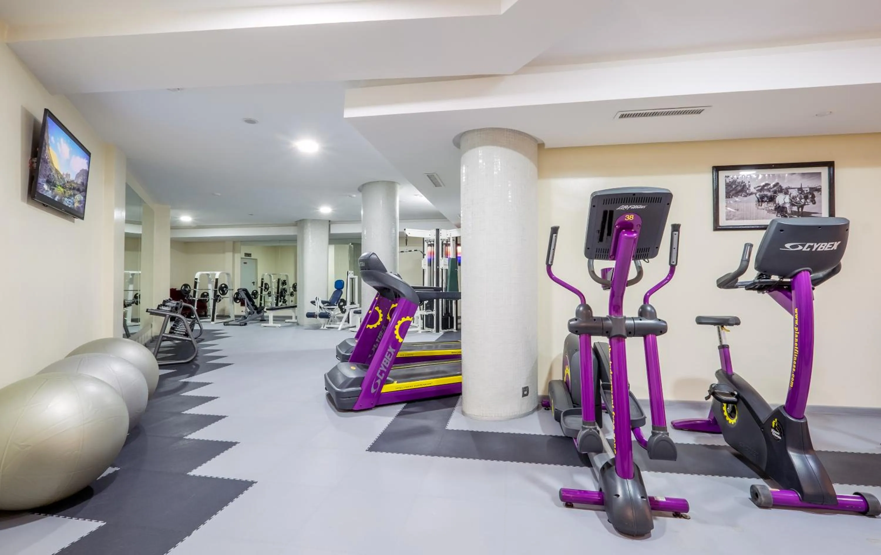 Fitness centre/facilities in Hotel Ayoub & Spa