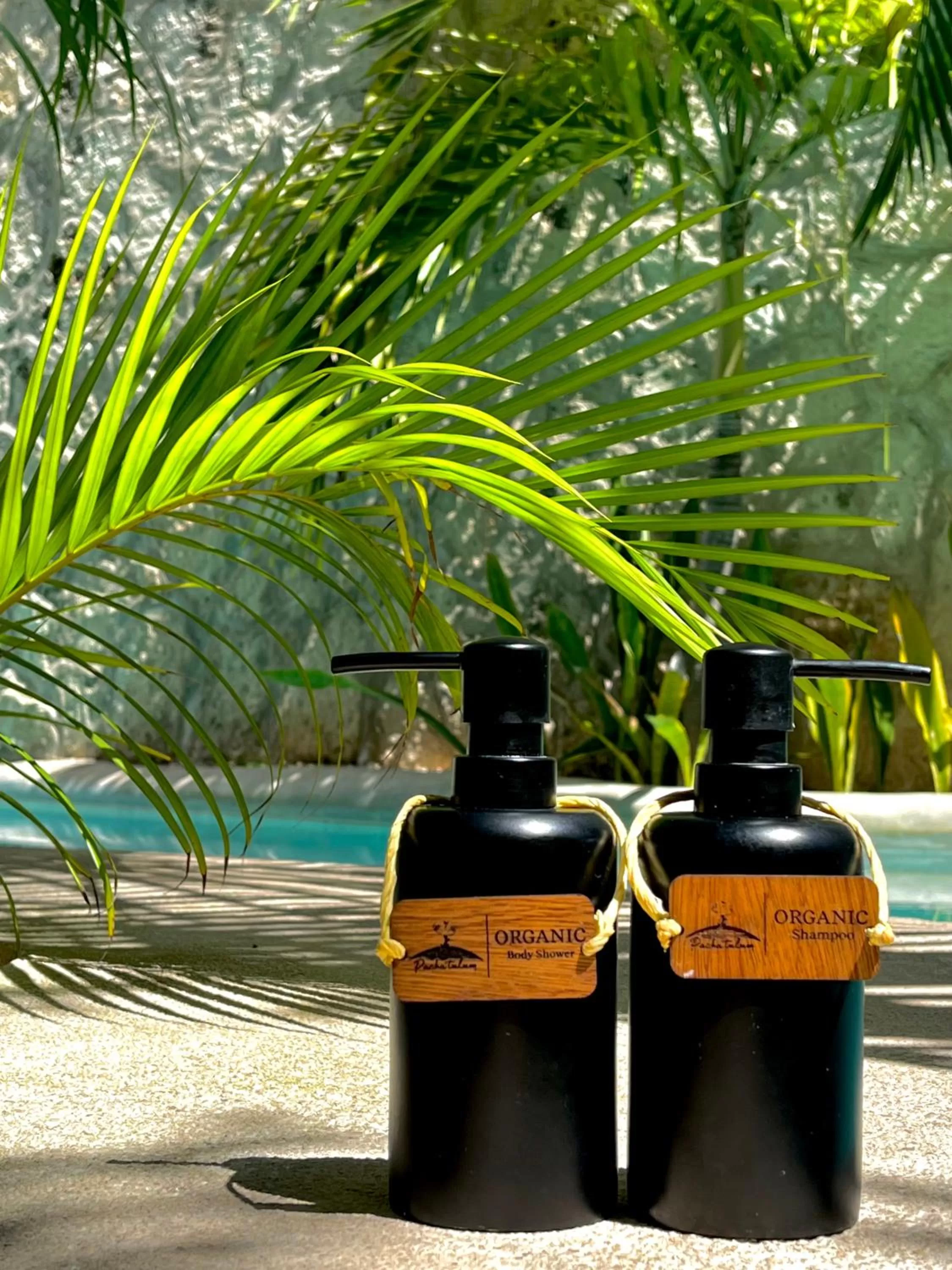 Shower in Pacha Tulum Boutique Hotel