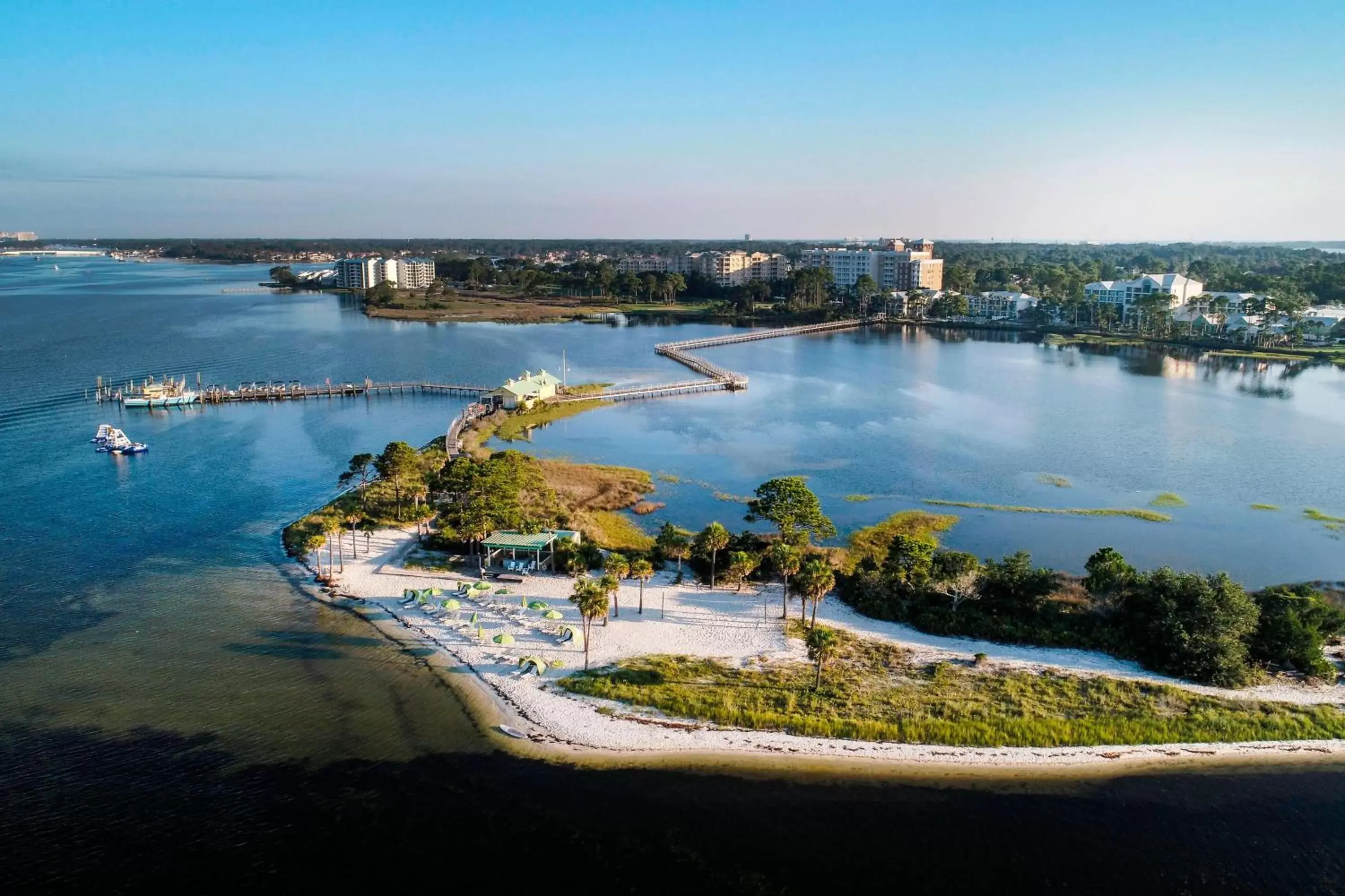 Natural landscape, Bird's-eye View in Bluegreen's Bayside Resort and Spa at Panama City Beach