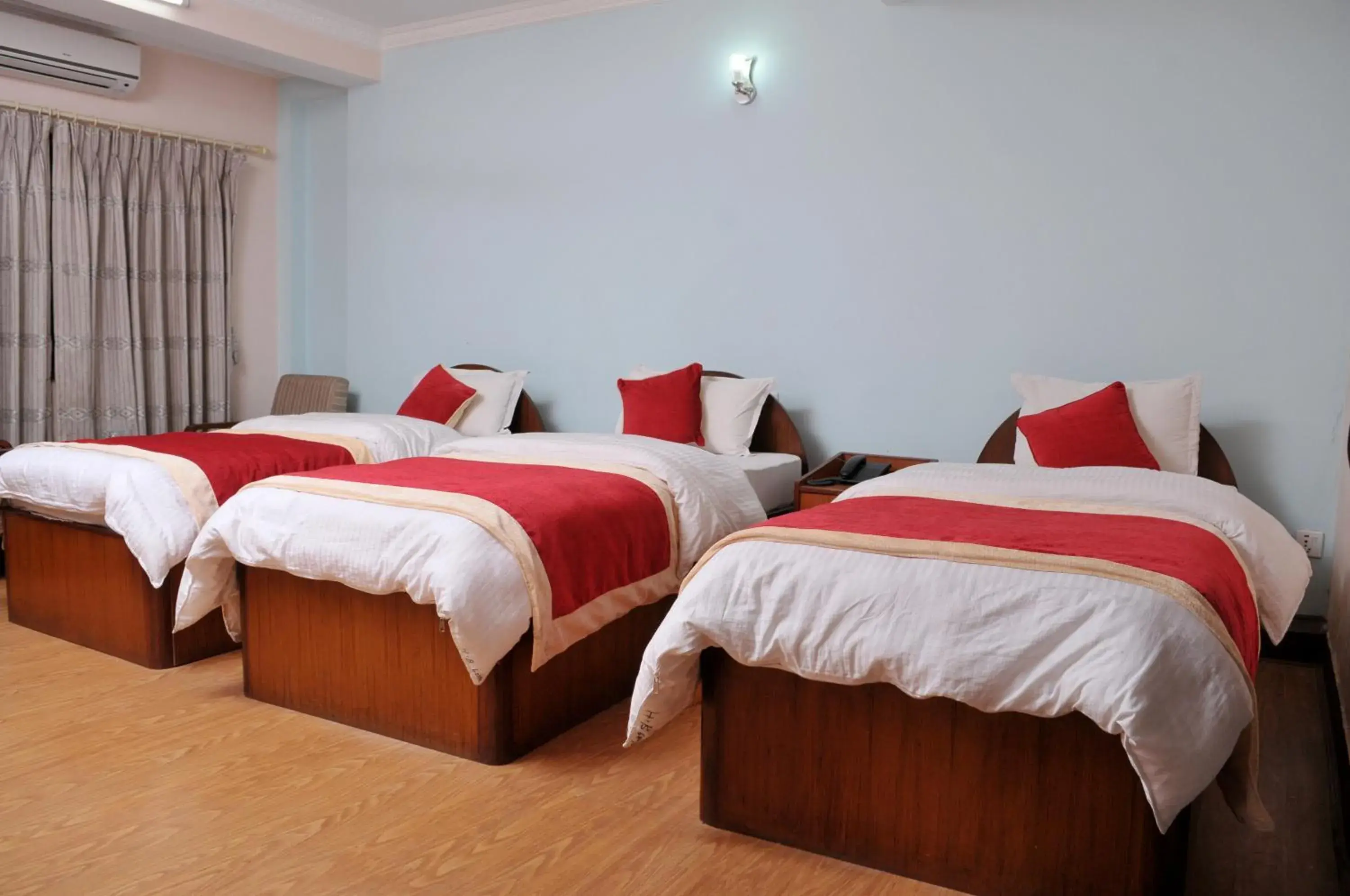Photo of the whole room, Bed in Hotel Brihaspati