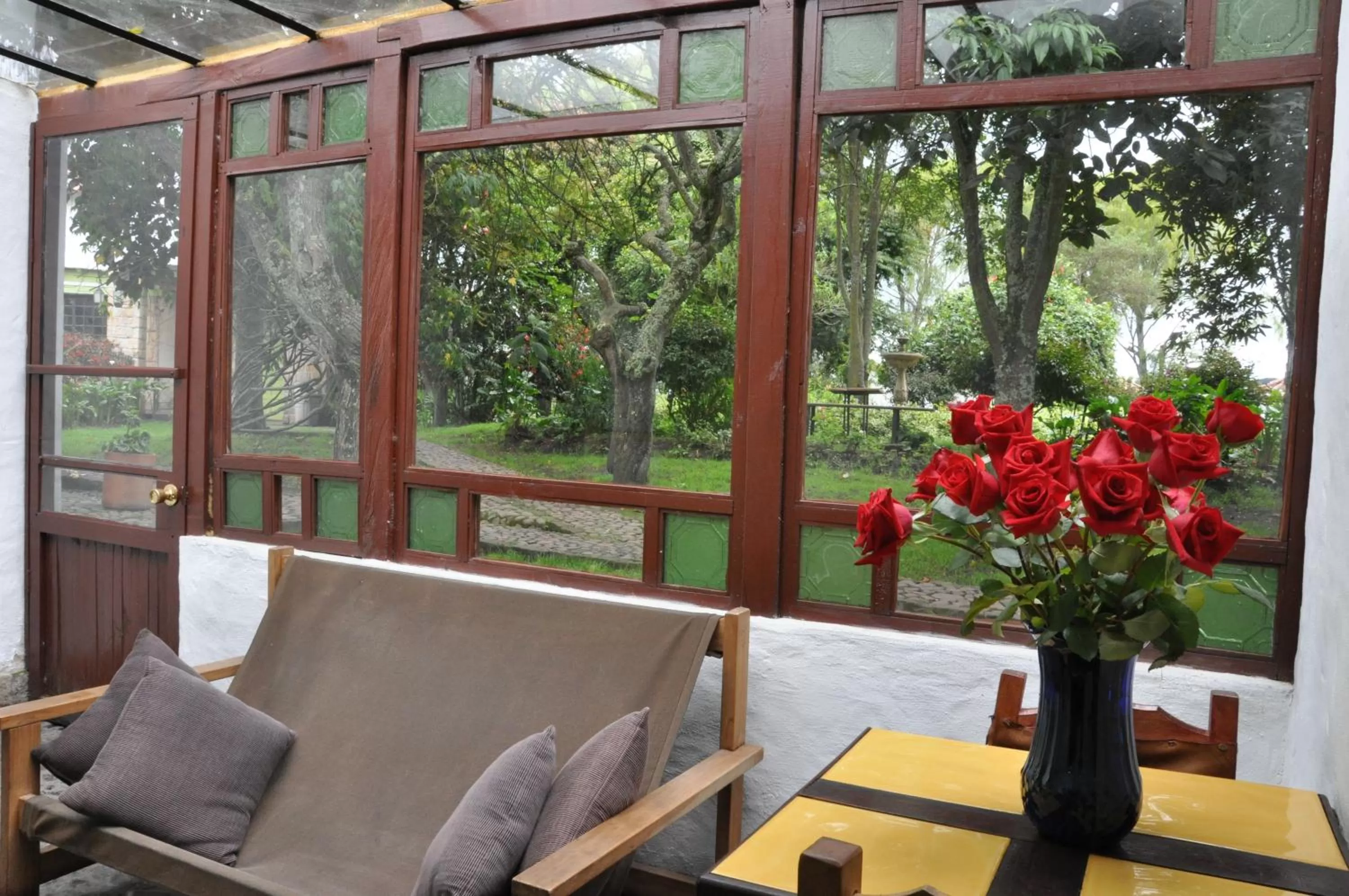 Balcony/Terrace in Posada Cafe La Huerta