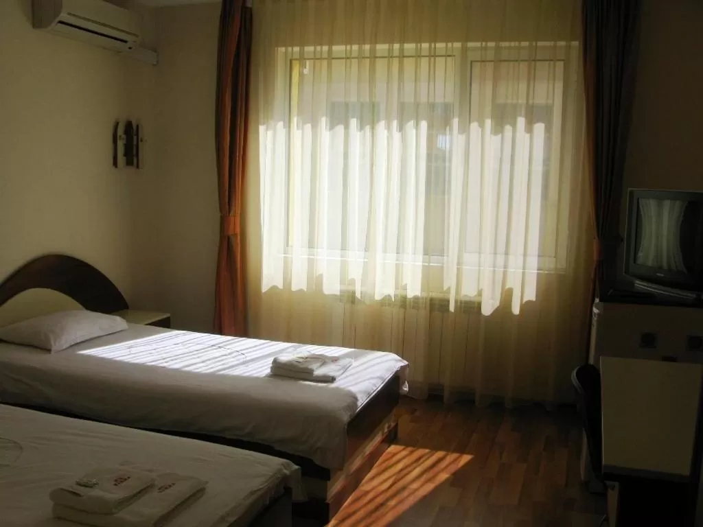 Bed in Hotel Nakra