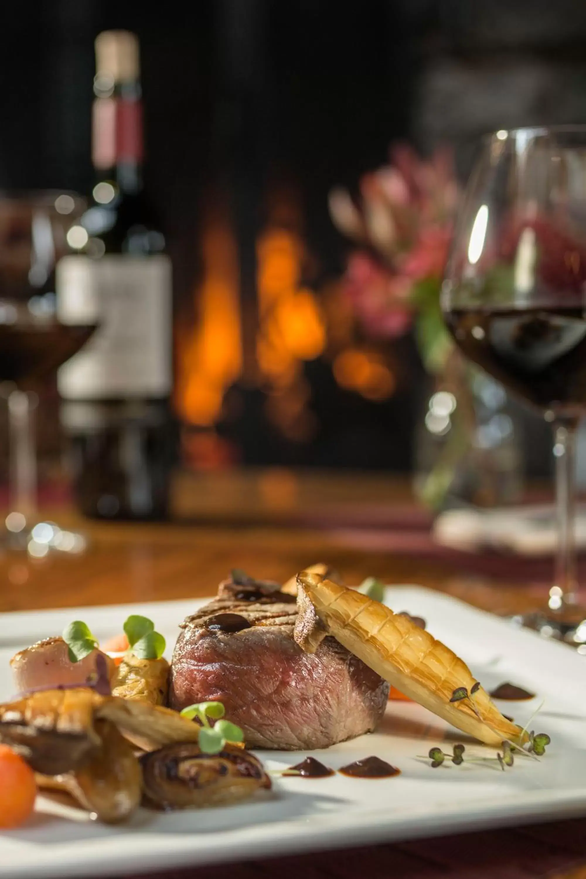 Food close-up in The Whiteface Lodge Food close-up in The Whiteface Lodge