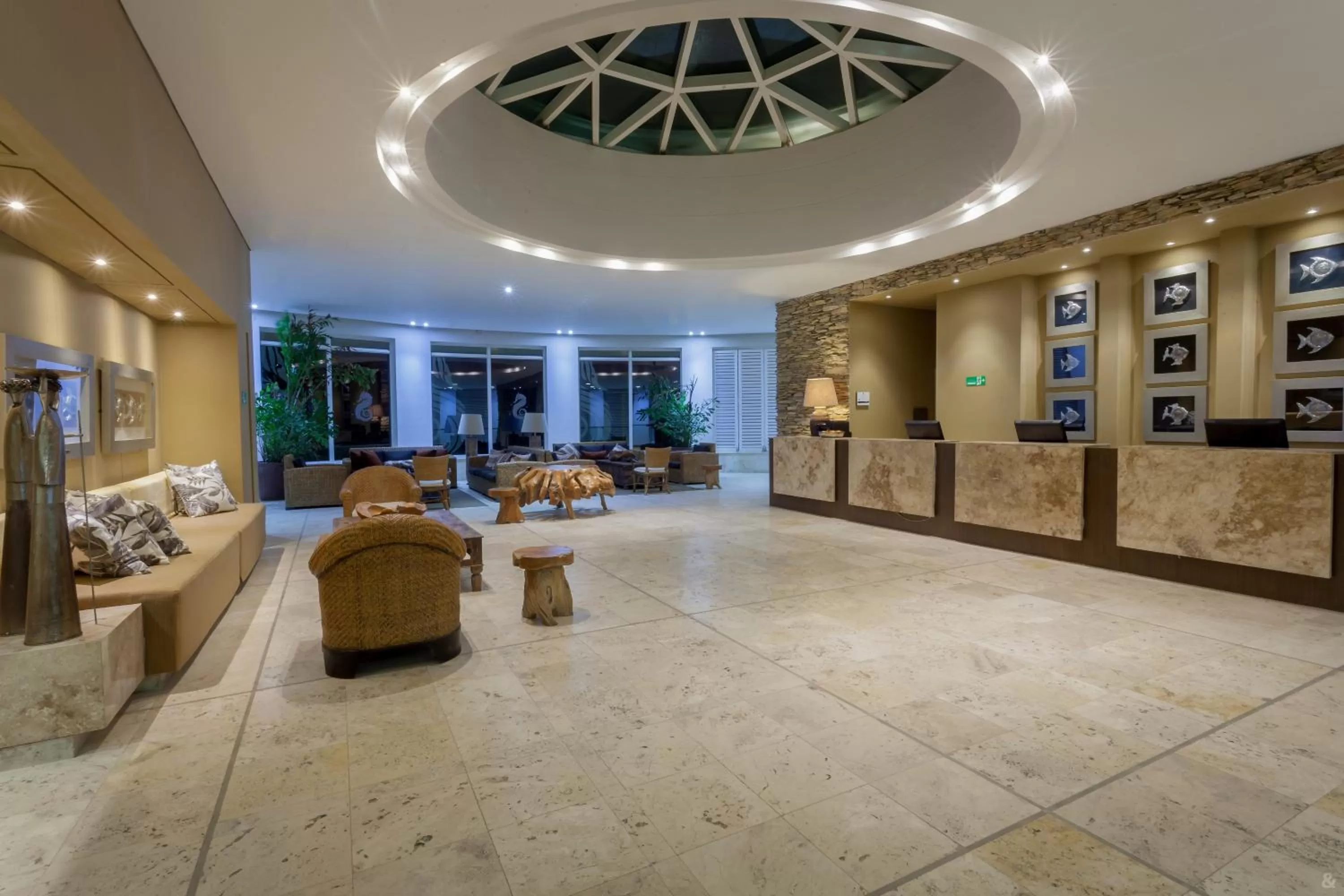 Lobby or reception in GHL Corales de Indias