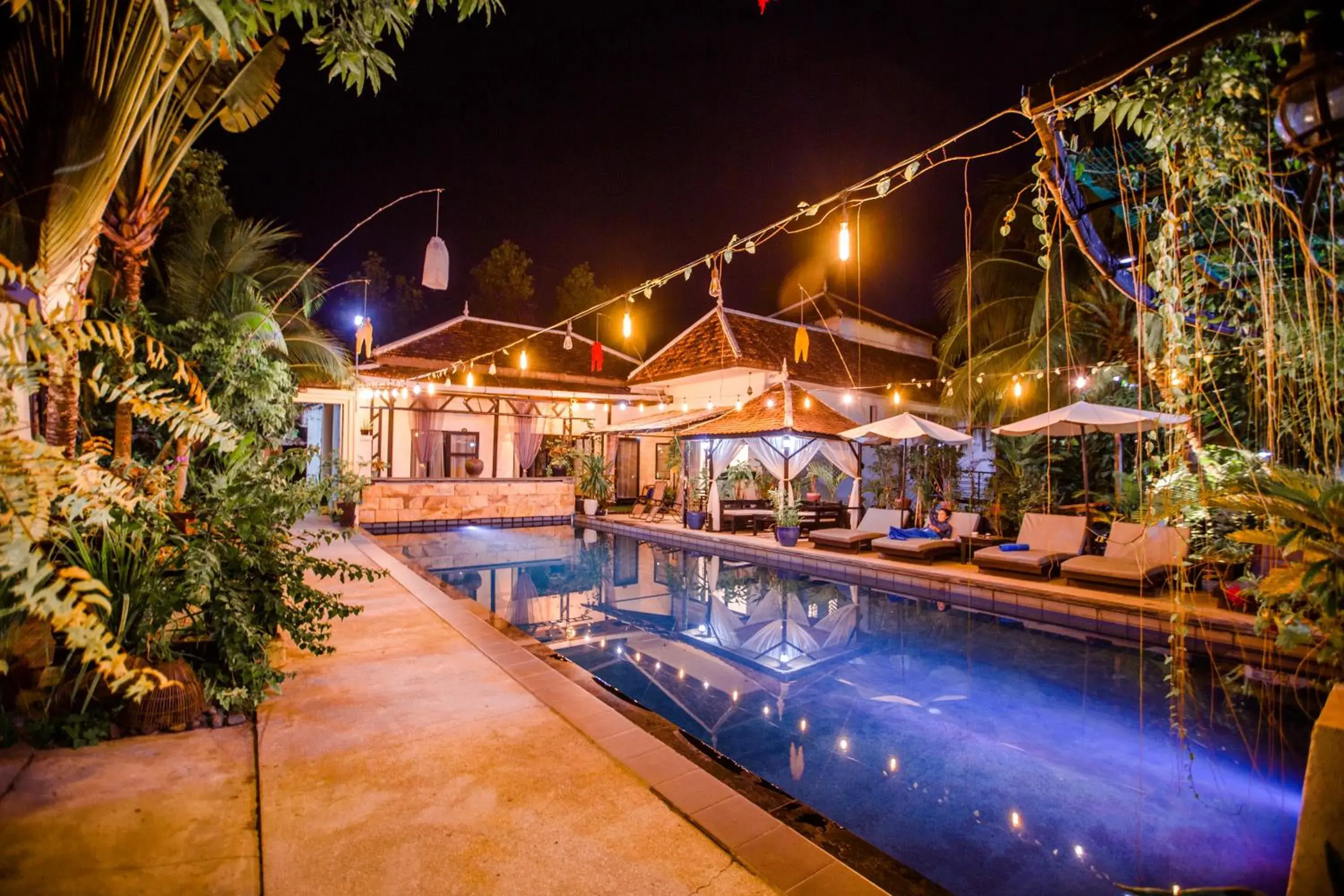 Swimming Pool in The Sanctuary Villa Battambang