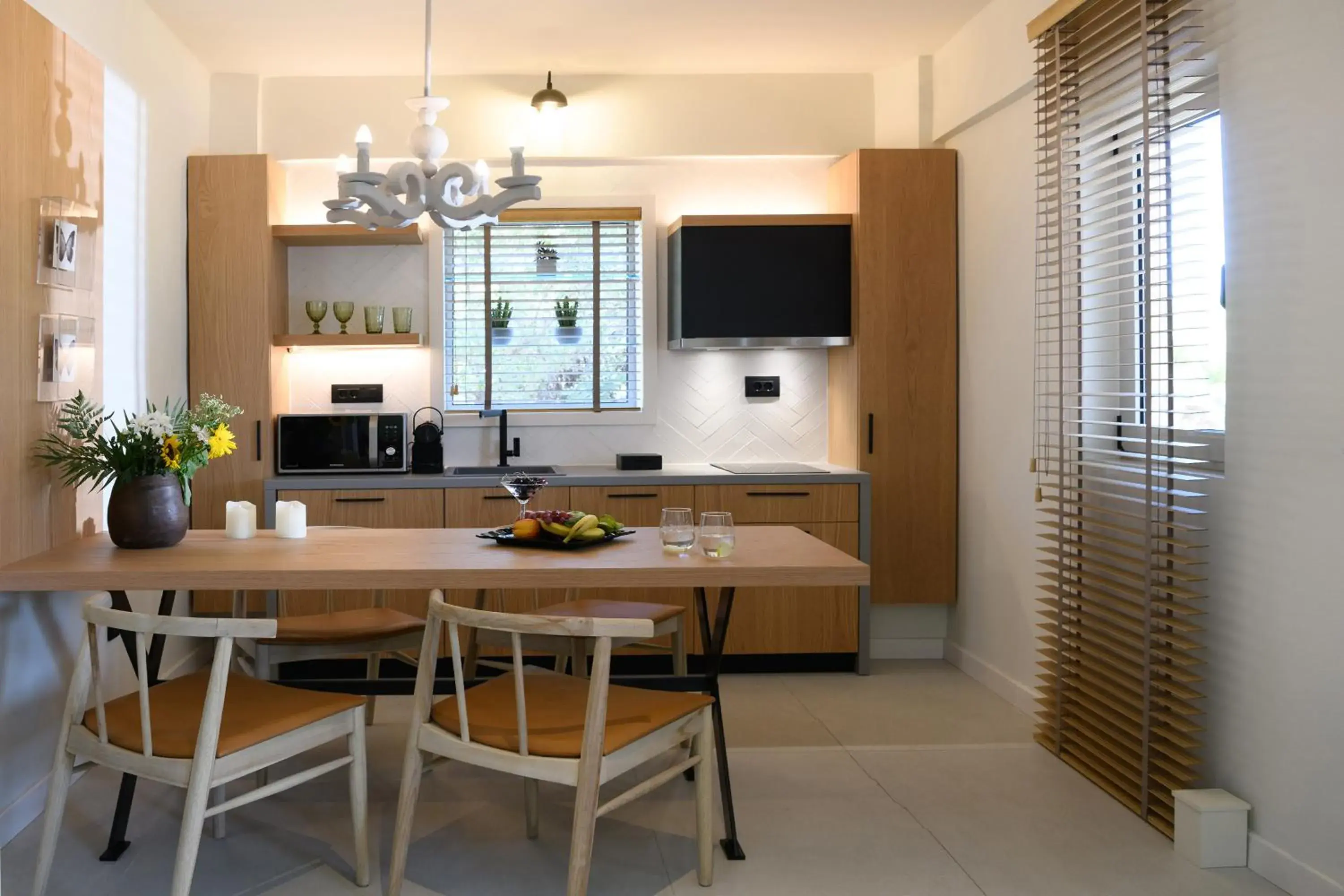 kitchen, Dining Area in Domes of Elounda, Autograph Collection