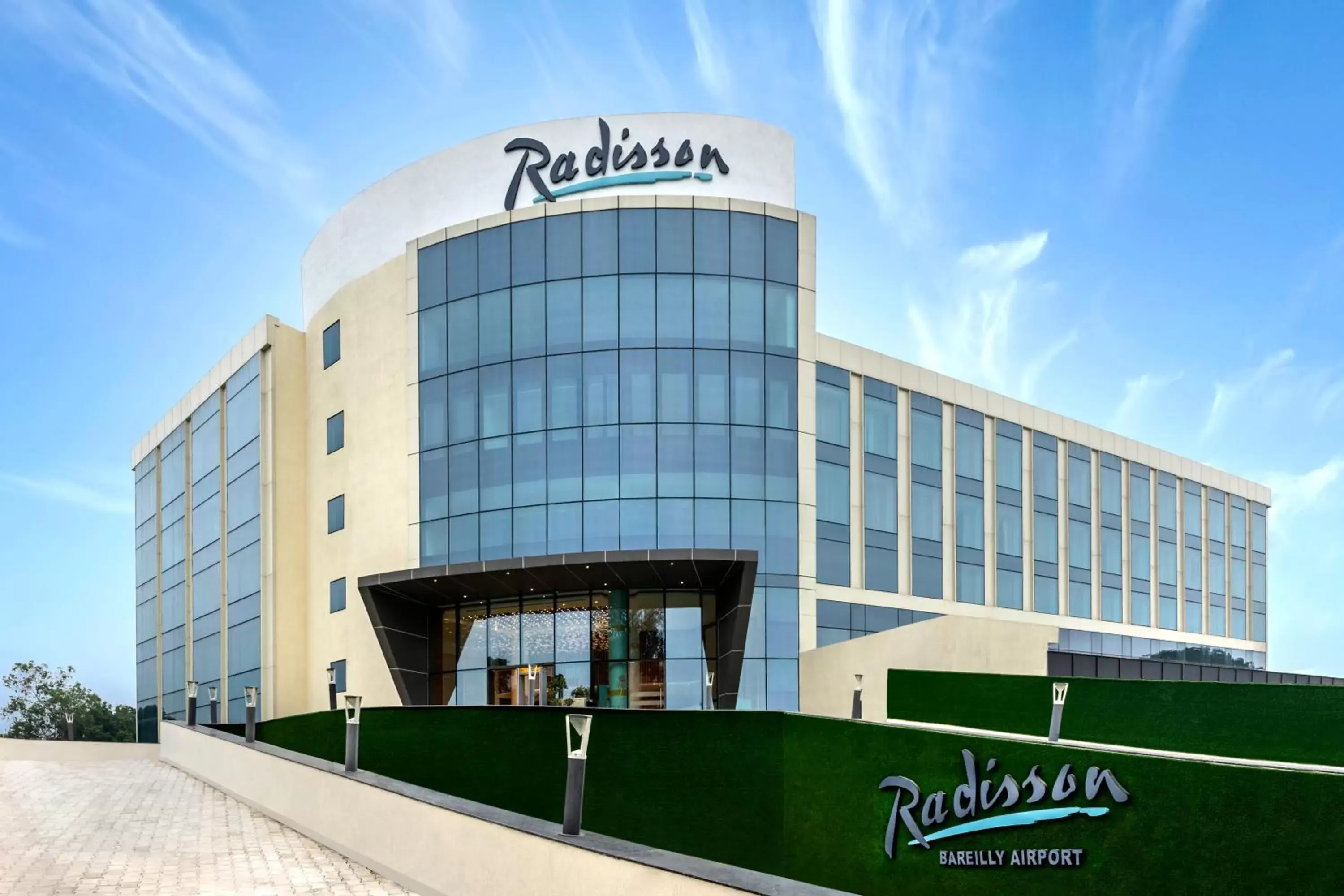 Facade/entrance, Property Building in Radisson Hotel Bareilly Airport