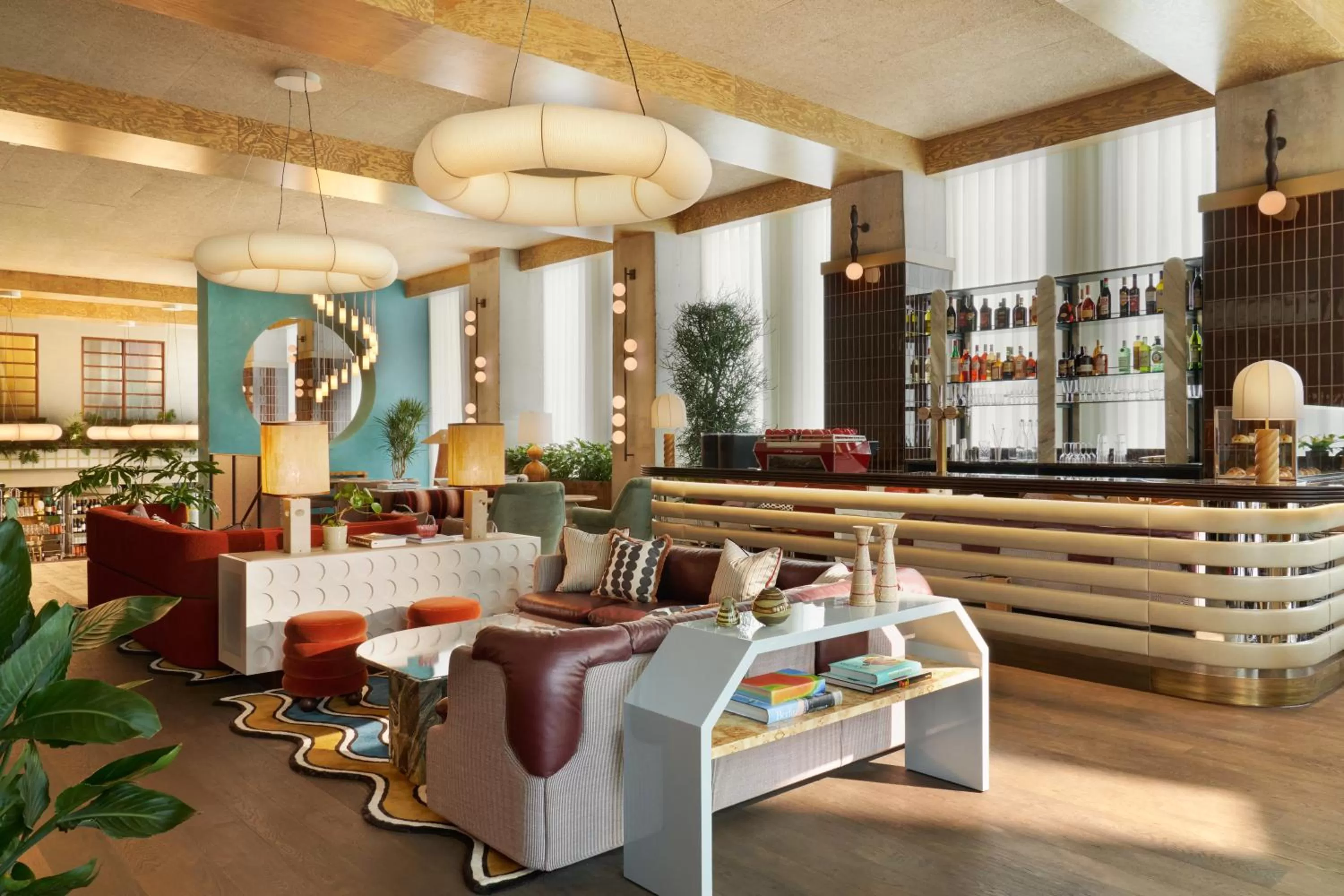 Lobby or reception in The Hoxton, Brussels