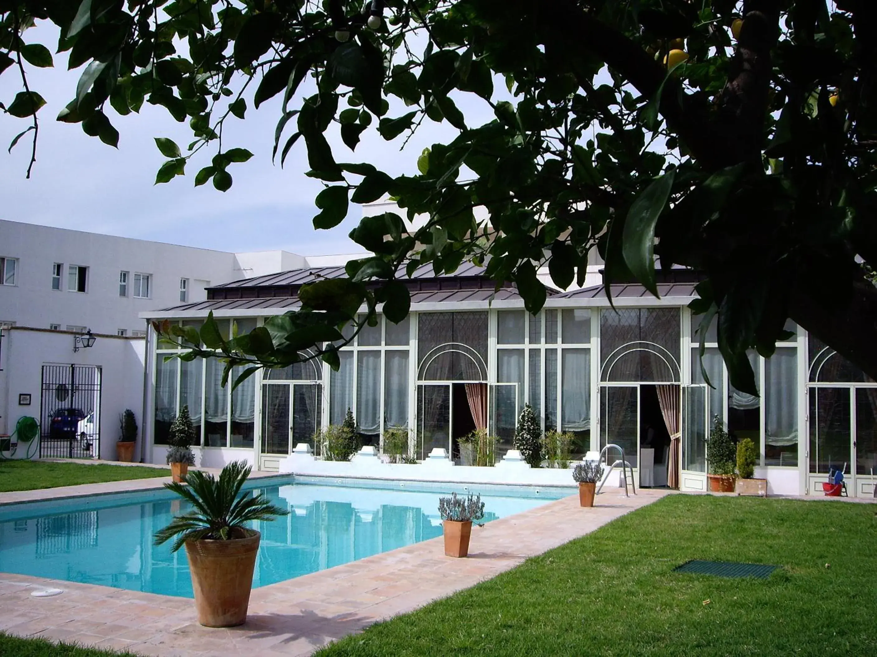 Garden, Property Building in Hotel Oasis