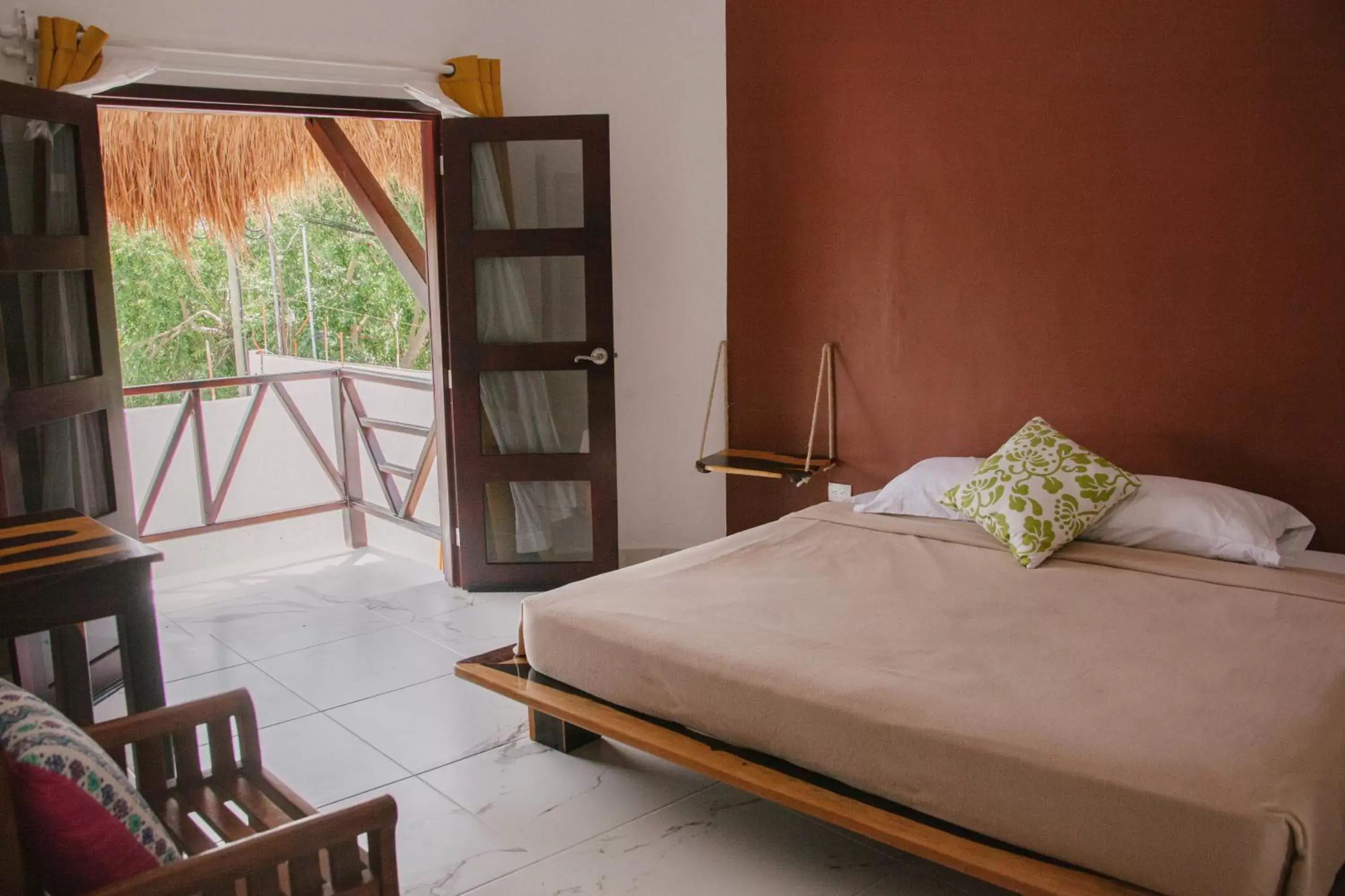 Bed in Howlita Tulum - Adult Only