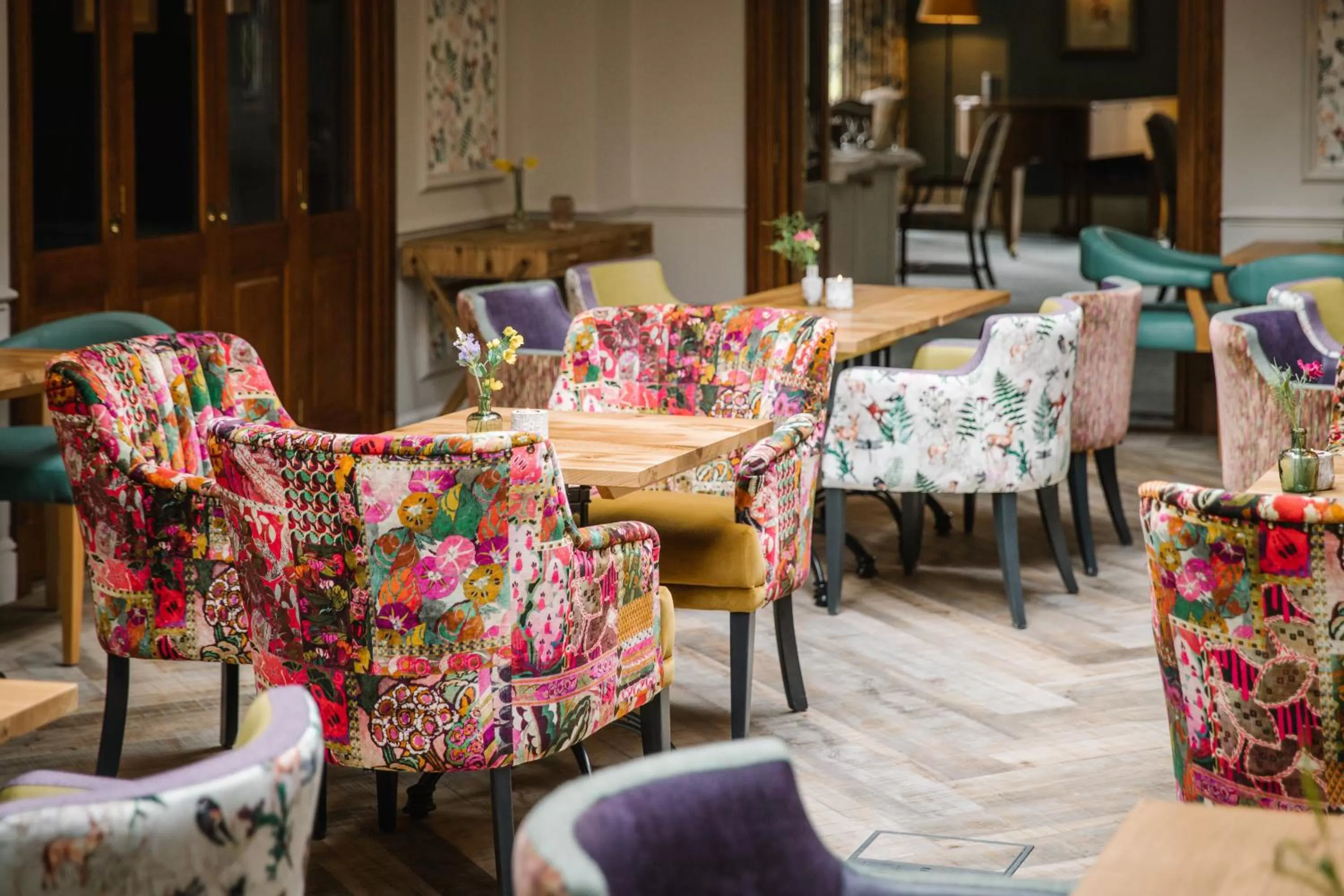 Communal lounge/ TV room in Lindeth Howe