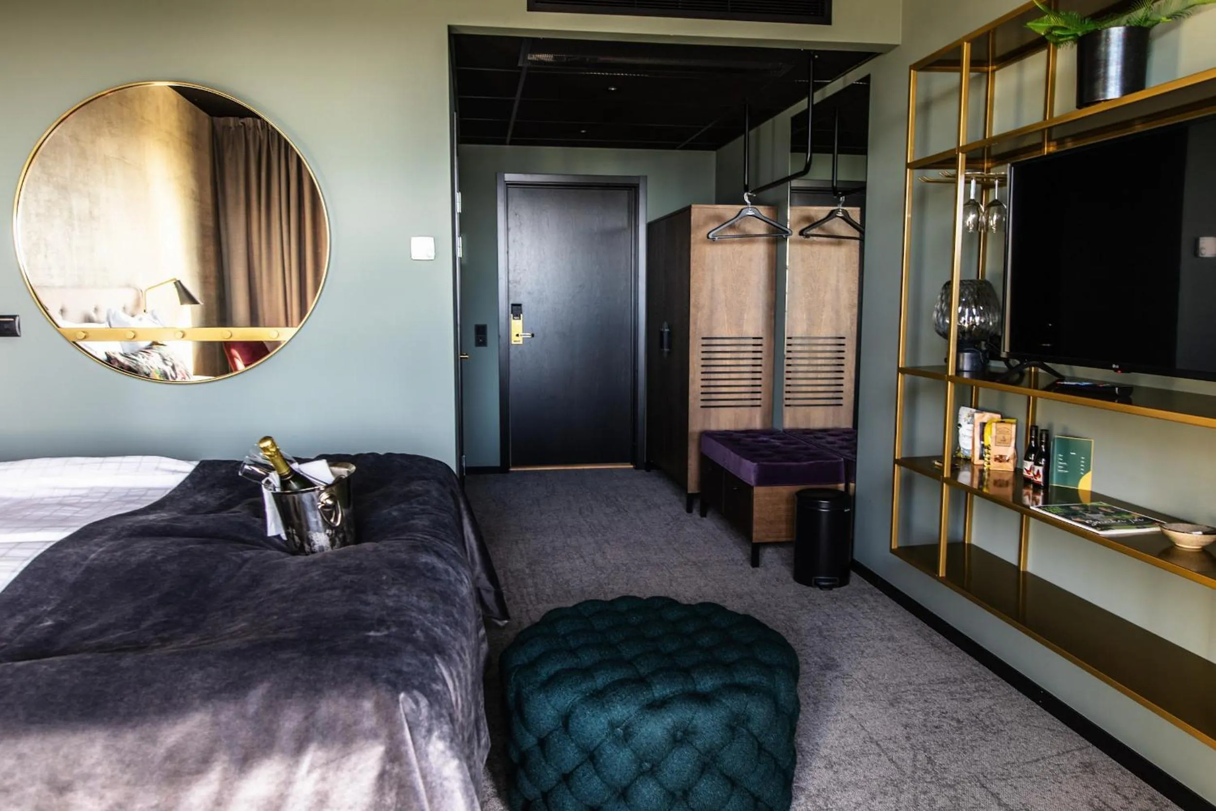 Bed in Hotell Södra Berget