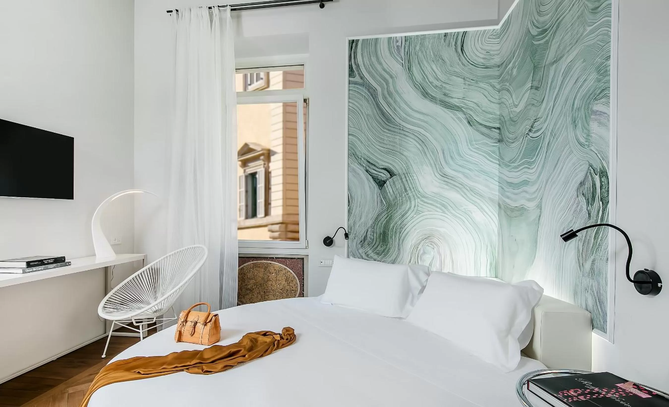 Bed in Boutique Centrale Palace Hotel