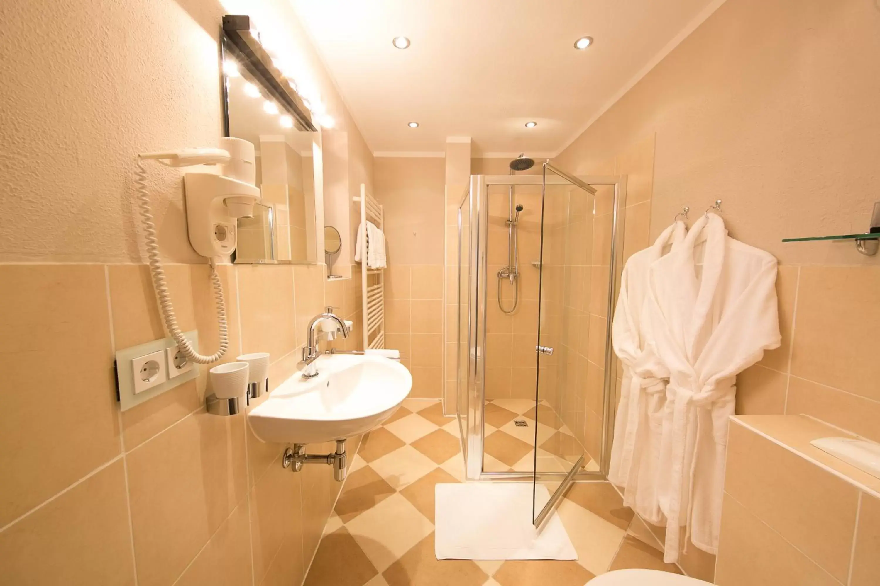 Bathroom in Hotel Villa Sorgenfrei & Restaurant Atelier Sanssouci