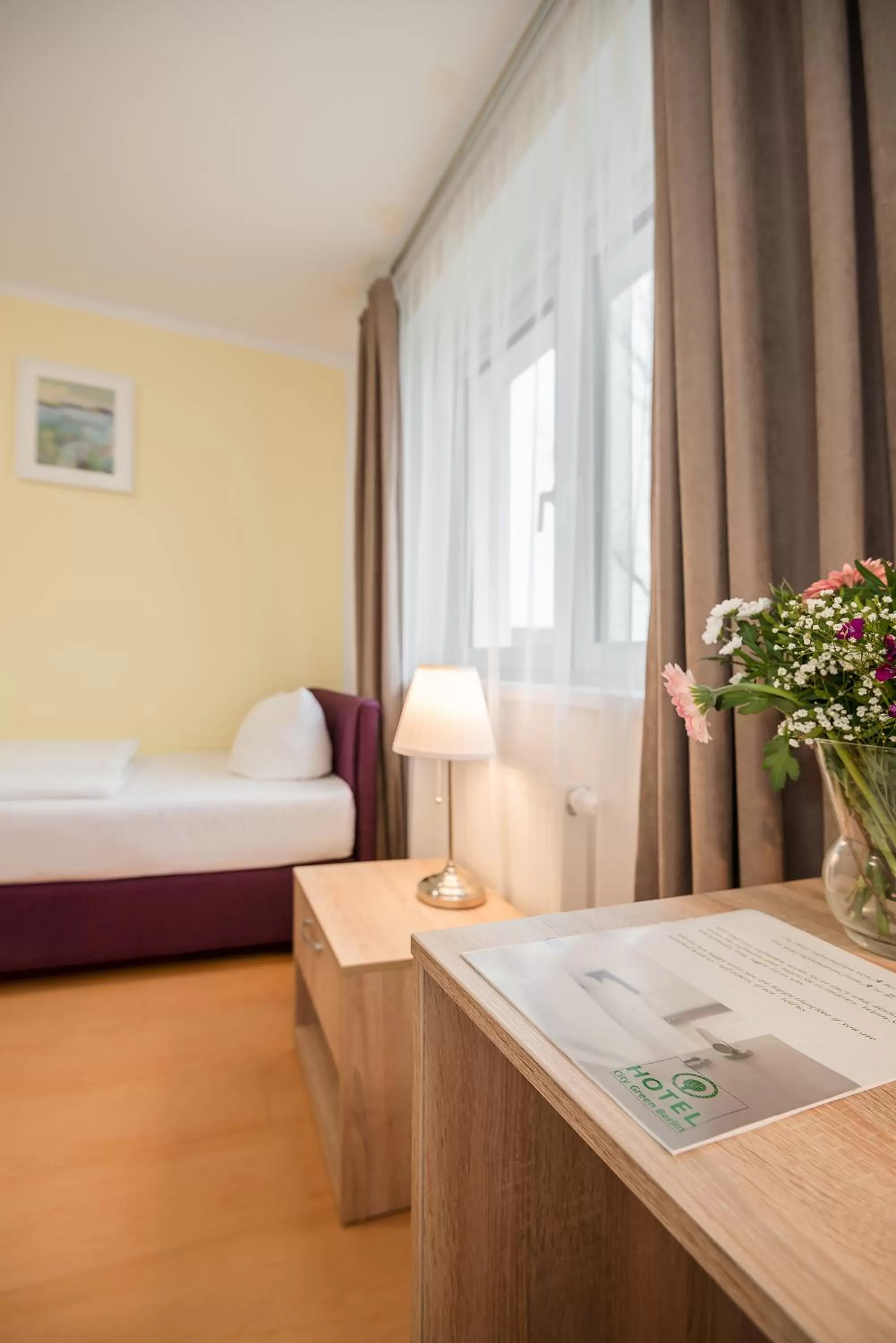 Photo of the whole room, Bed in Hotel City Green Berlin