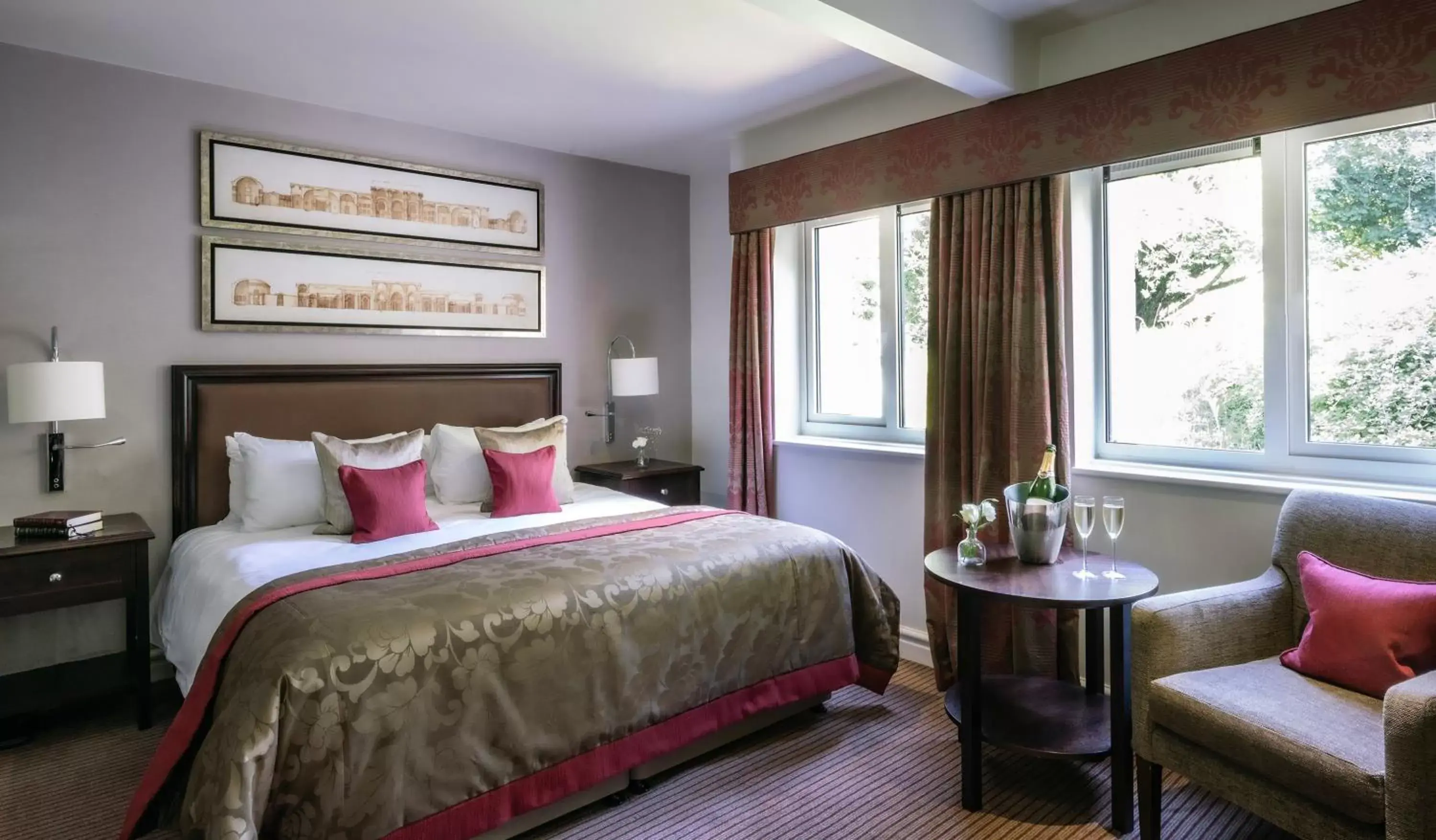 Bed in Bailbrook House Hotel, Bath Bed in Bailbrook House Hotel, Bath