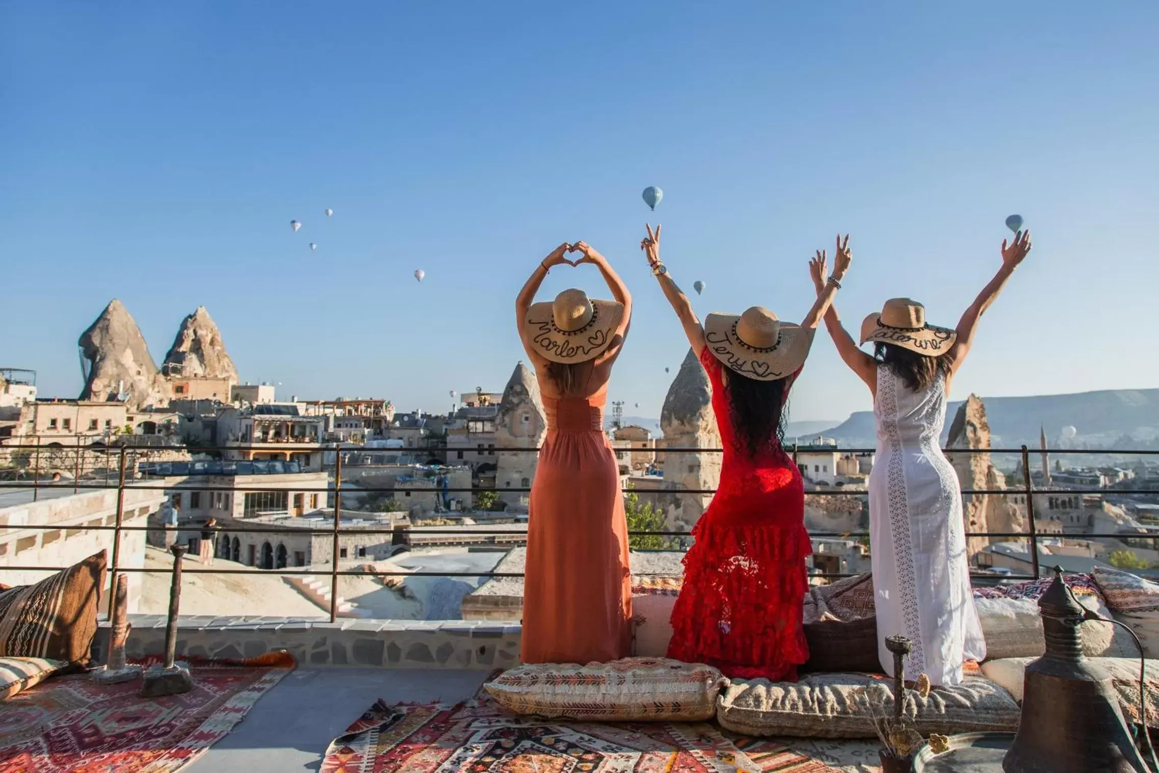 Bird's eye view in Lunar Cappadocia Hotel